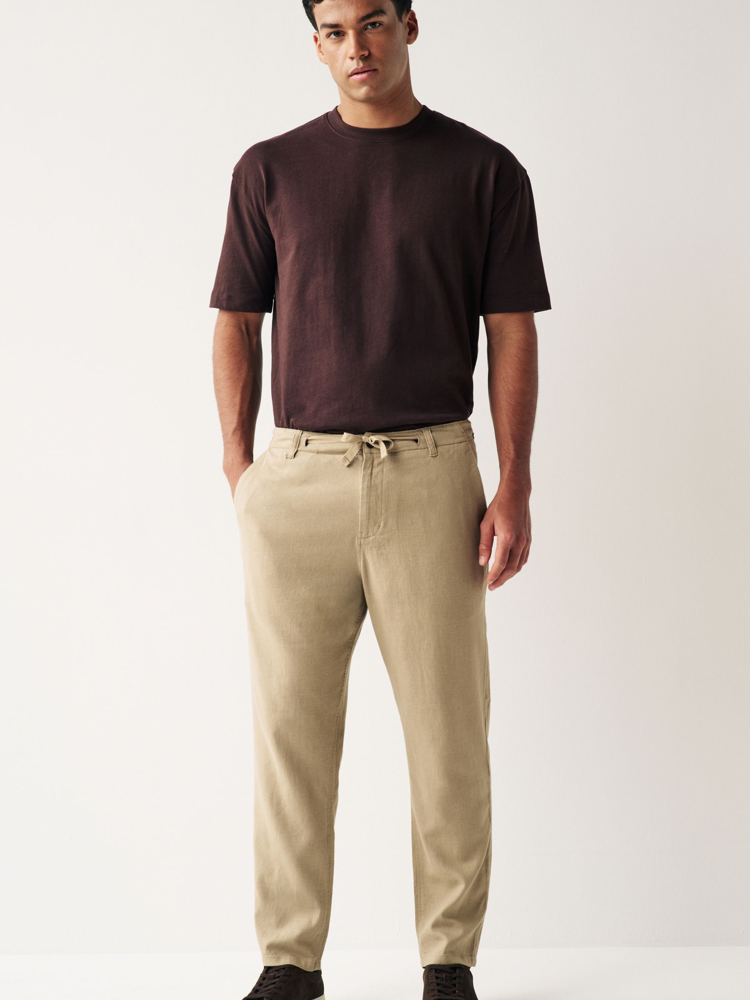 Next Панталон цвят "пясък"