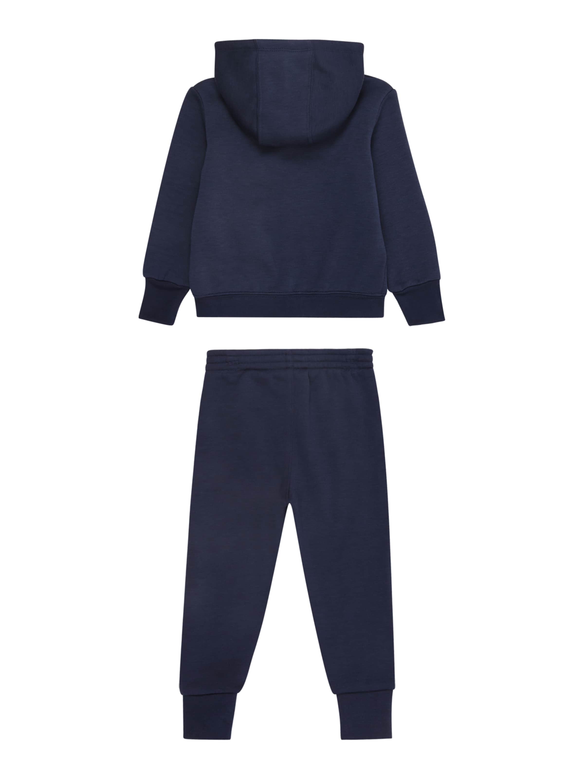 Nike Sportswear Облекло за бягане нейви синьо / бяло