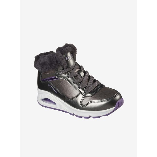 Skechers Детски обувки за момиче сиво - 28 - GLAMI.bg