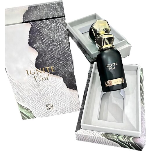 Parfum Ignite Oud EDP Ahmed Al Maghribi - 60 ML, Unisexe, Spray - Fabriqué En Inde