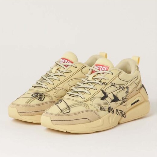 Diesel Bianco Polyurethane Women Sneaker