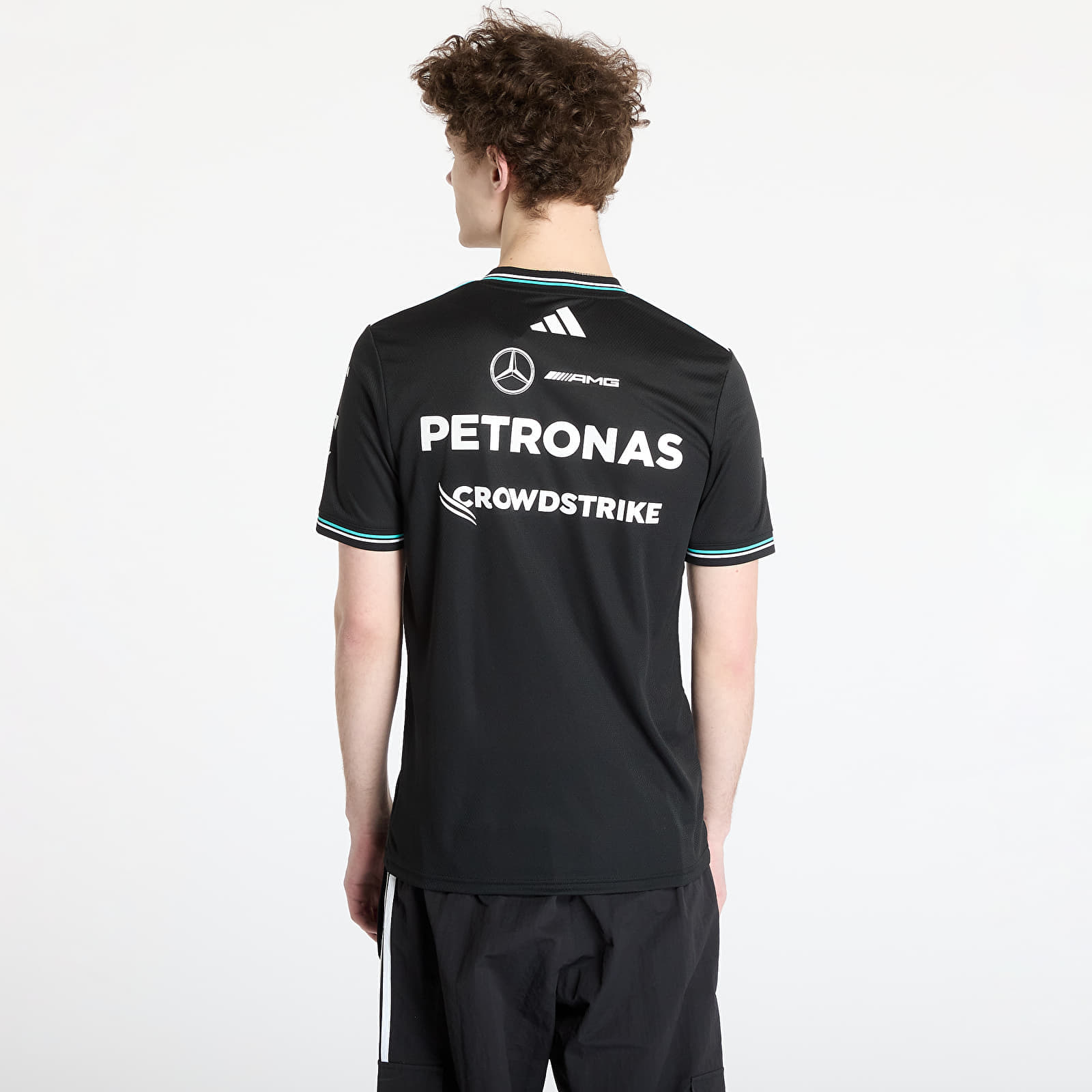 adidas Originals Джърси adidas x Mercedes Amg Petronas Formula One Team Driver Authentic Jersey Black/ Black/ White L