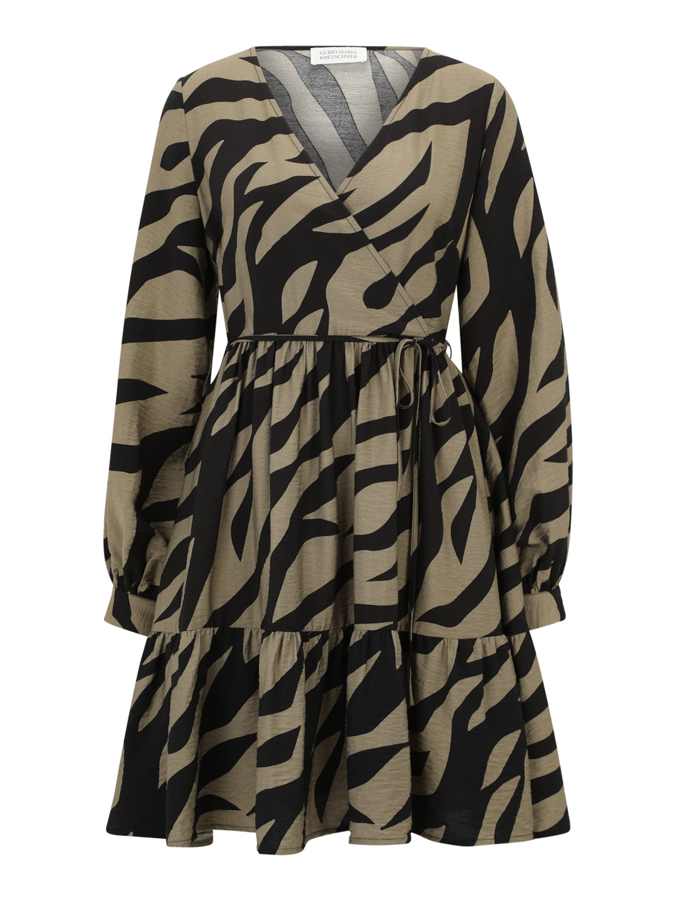 Guido Maria Kretschmer Women Рокля 'Leila' светлокафяво / черно