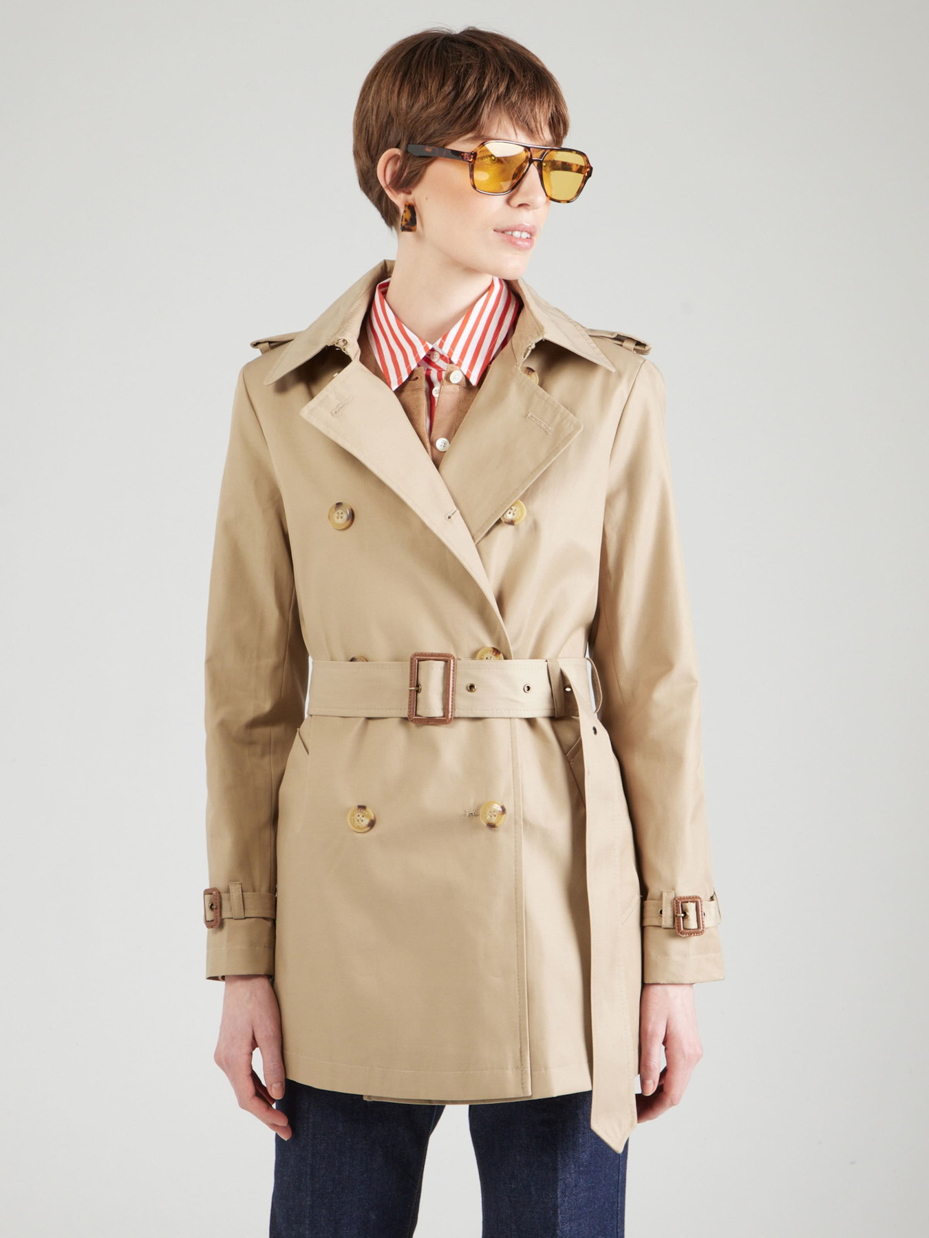 Lauren Ralph Lauren Преходно палто светлобежово