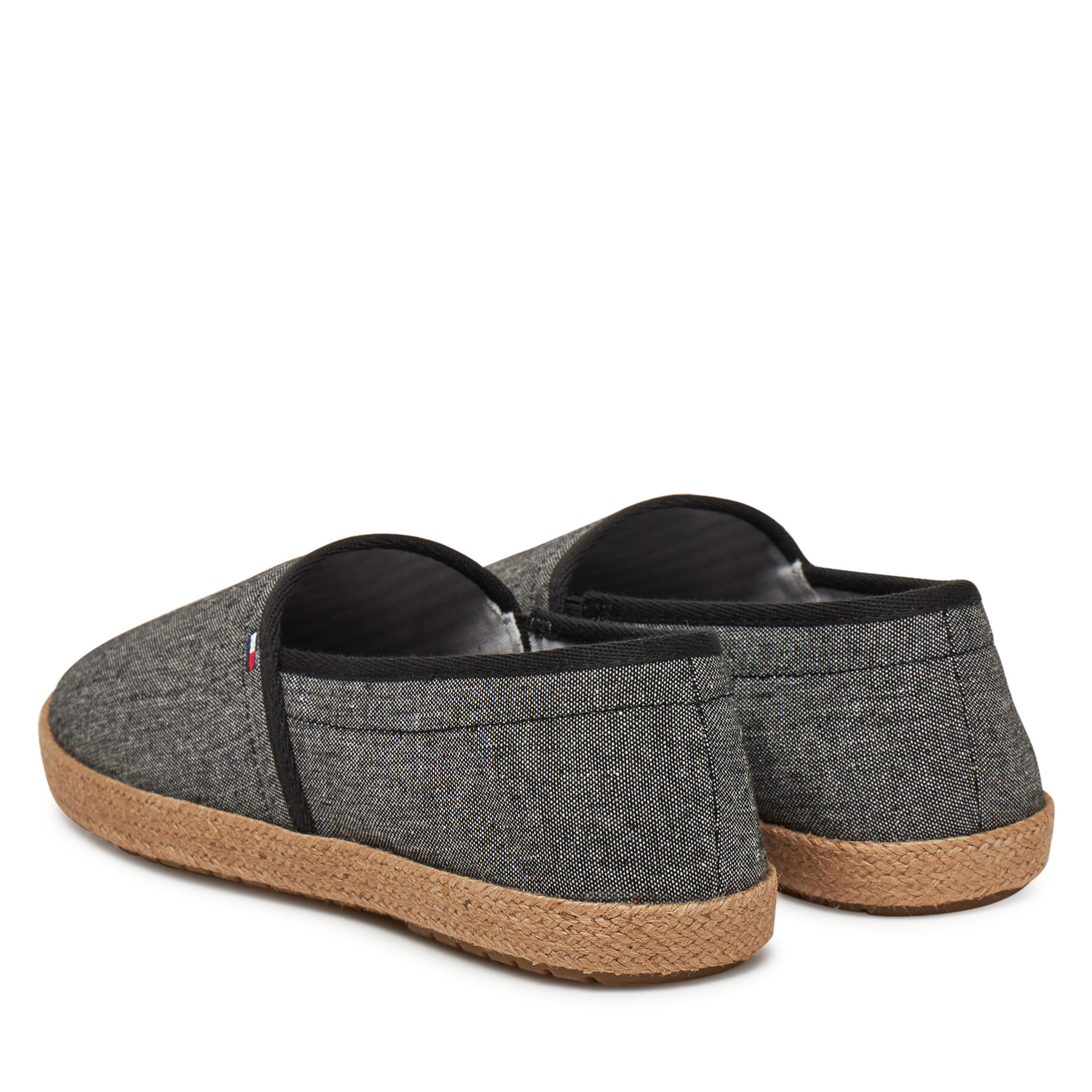Еспадрили Tommy Hilfiger Hilfiger Chambray Espadrille FM0FM05391 Черен