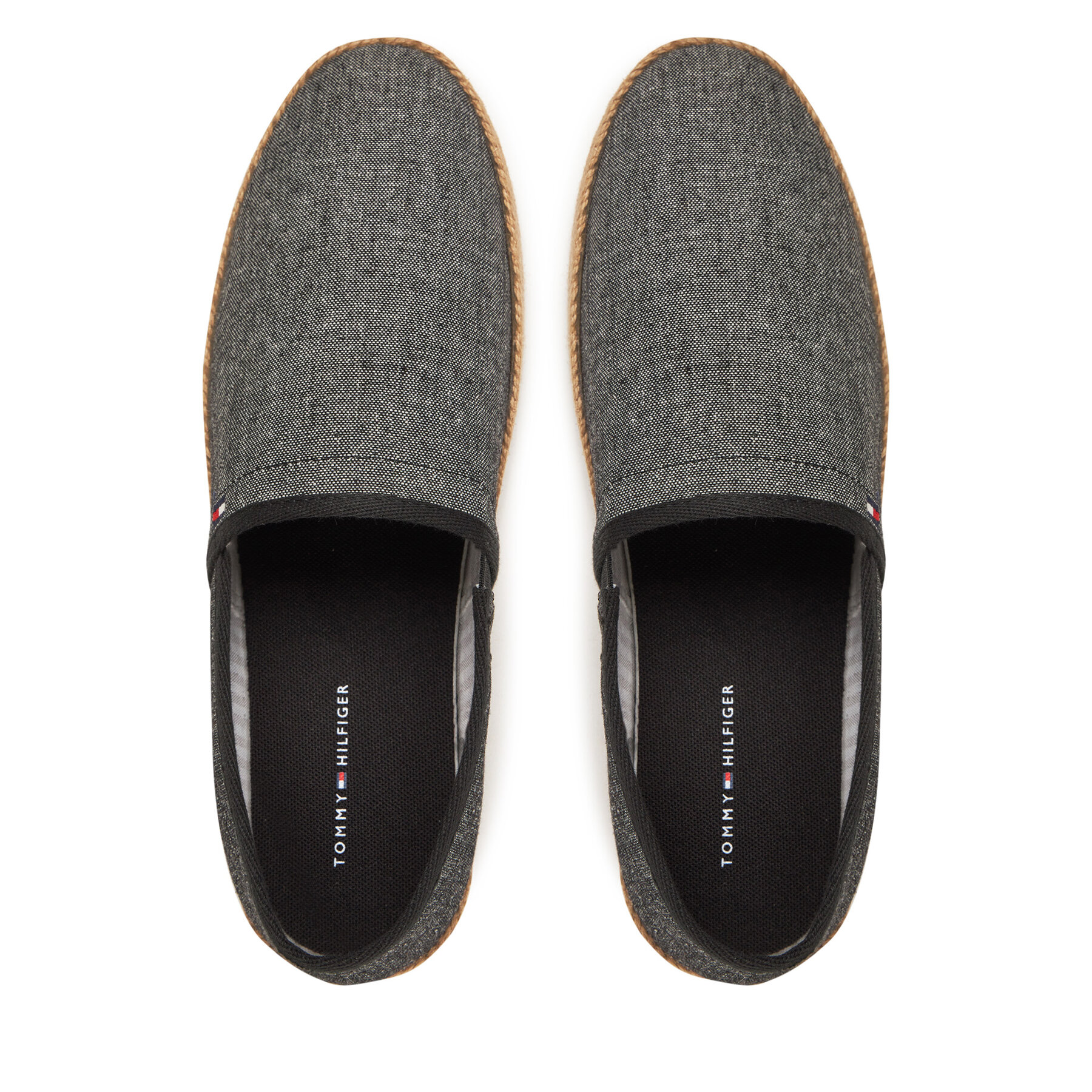 Еспадрили Tommy Hilfiger Hilfiger Chambray Espadrille FM0FM05391 Черен