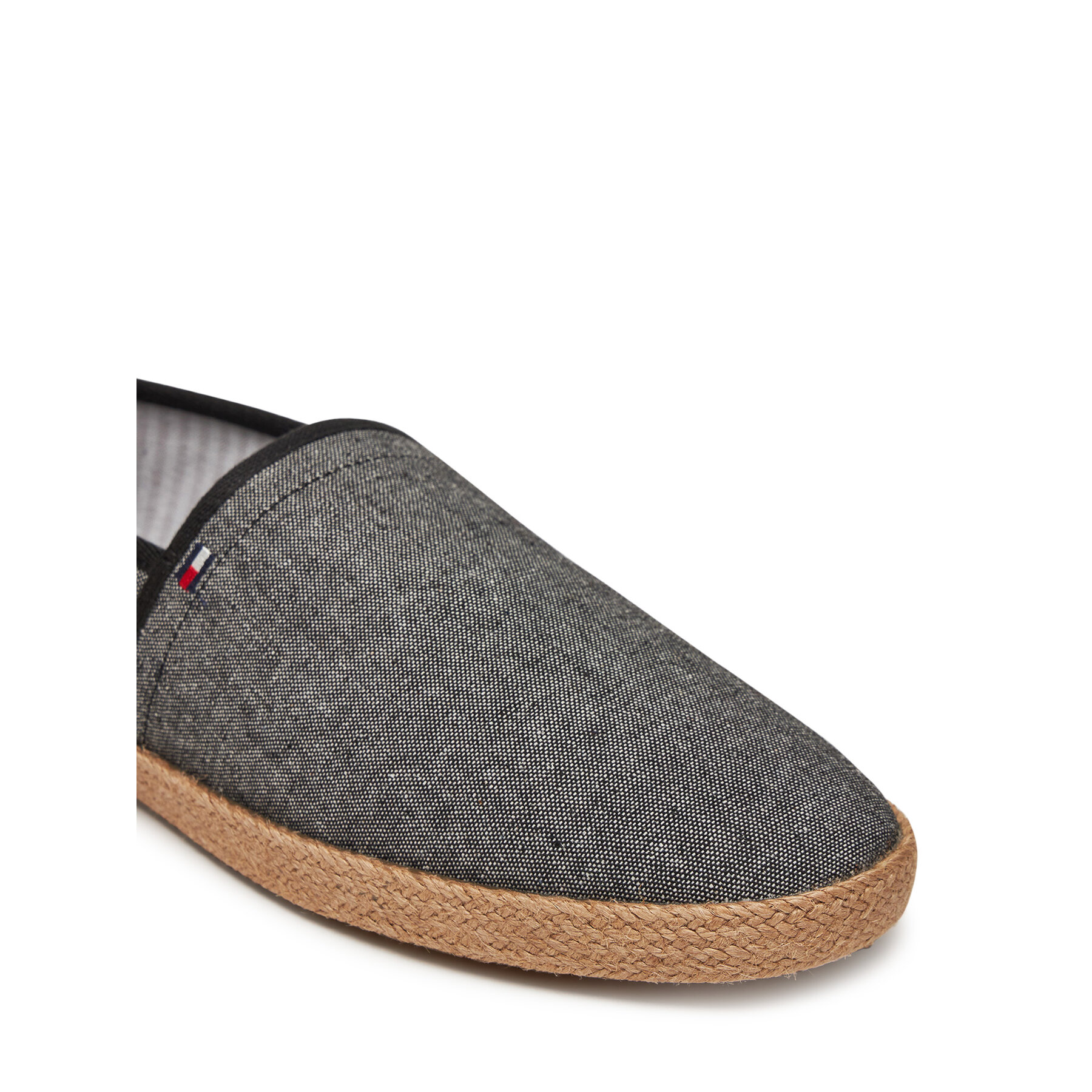 Еспадрили Tommy Hilfiger Hilfiger Chambray Espadrille FM0FM05391 Черен