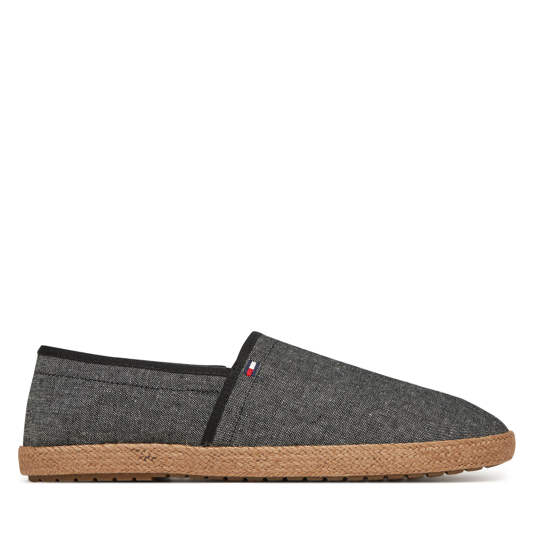 Еспадрили Tommy Hilfiger Hilfiger Chambray Espadrille FM0FM05391 Черен