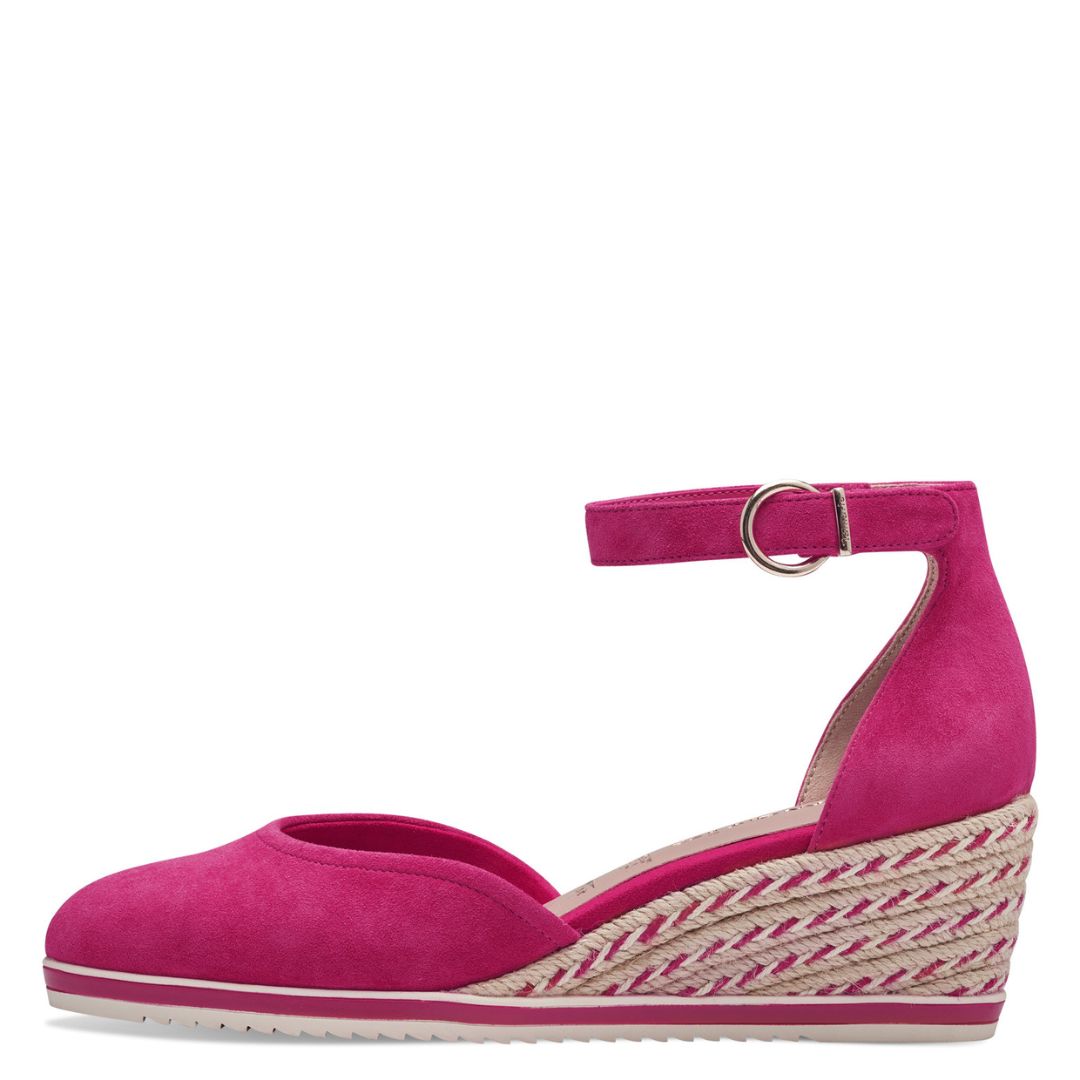 Дамски еспадрили на платформа Tamaris Touch It циклама