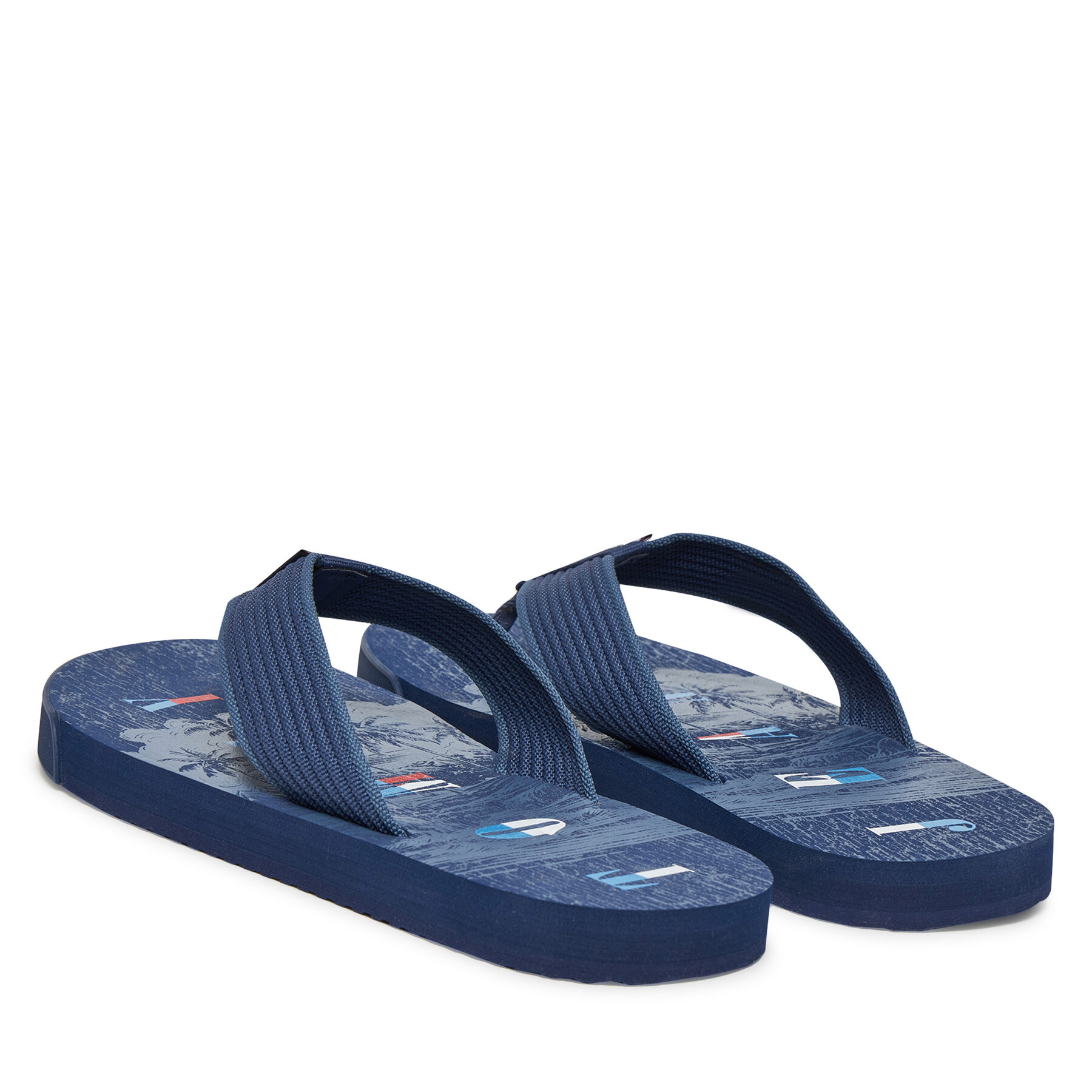 Джапанки Tommy Jeans Tjm Elevated Beach Sandal EM0EM01561 Син
