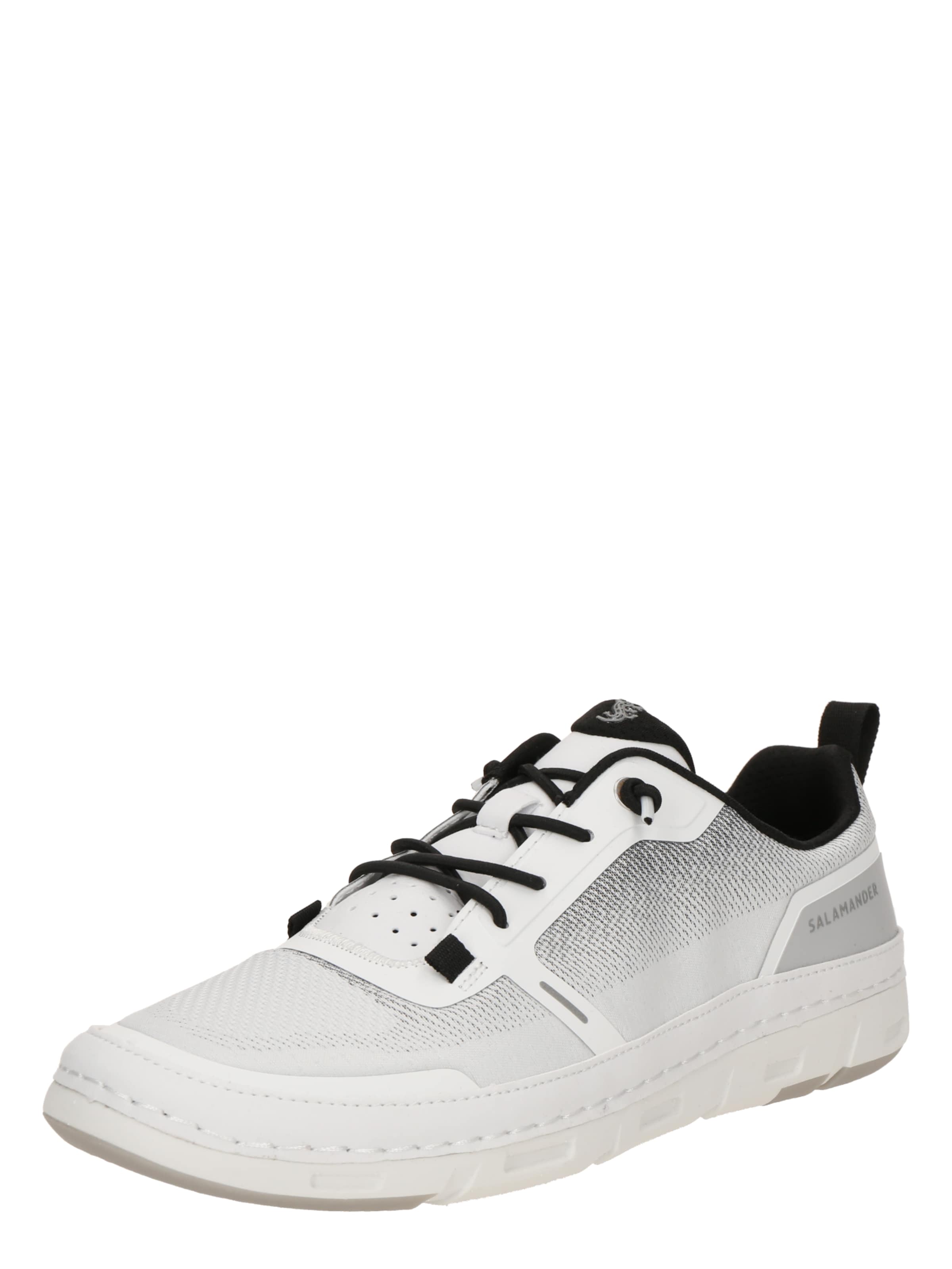 SALAMANDER Ниски маратонки сиво / черно / бяло
