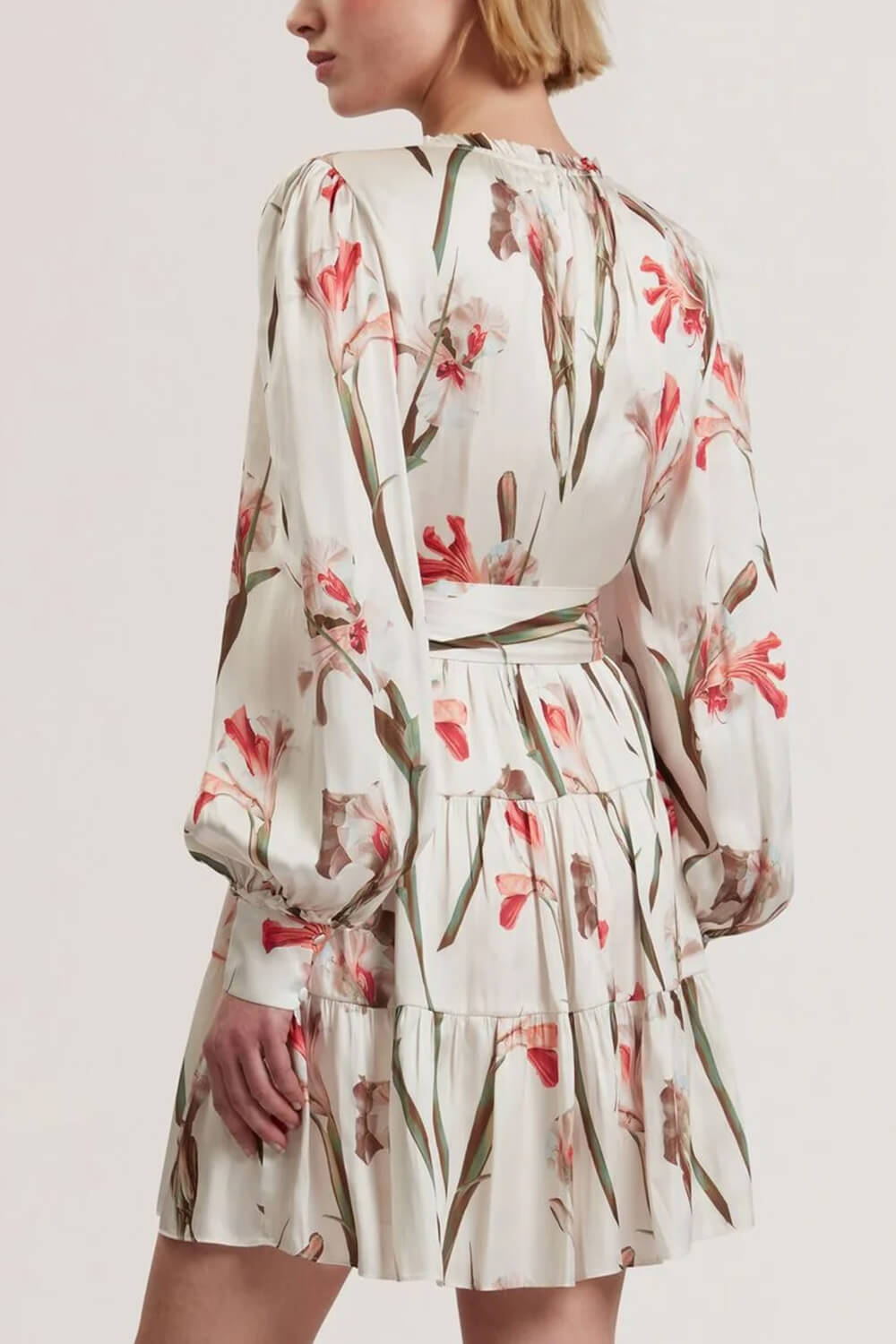 TED BAKER Рокля Cuiaba Neck Mini 279194 ivory