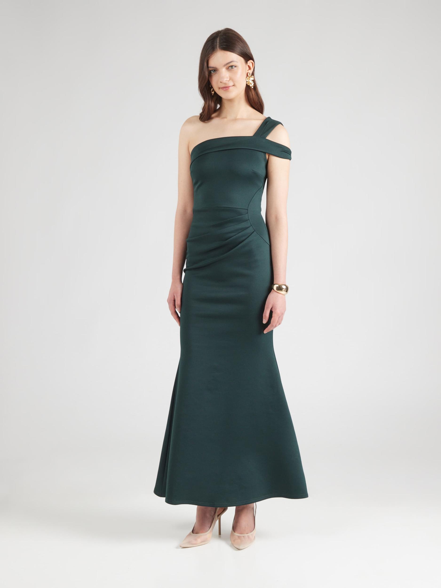 Lipsy Вечерна рокля тъмнозелено