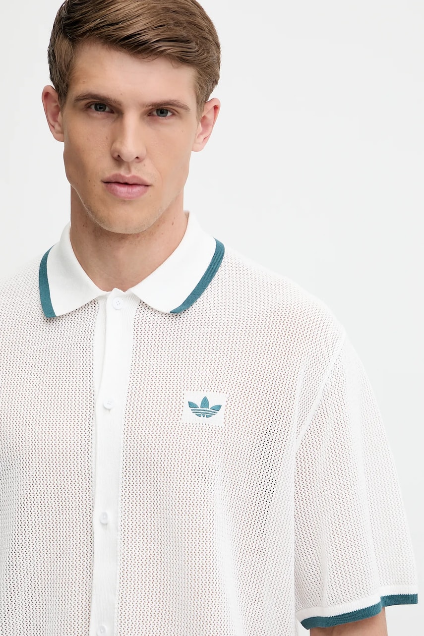 Памучна риза adidas Originals Knitted Shirt