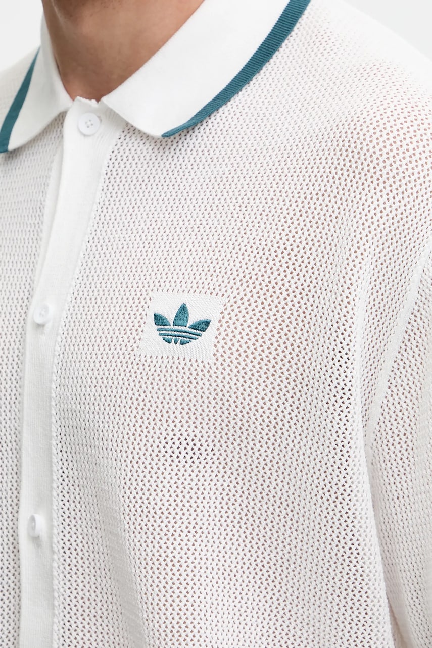 Памучна риза adidas Originals Knitted Shirt