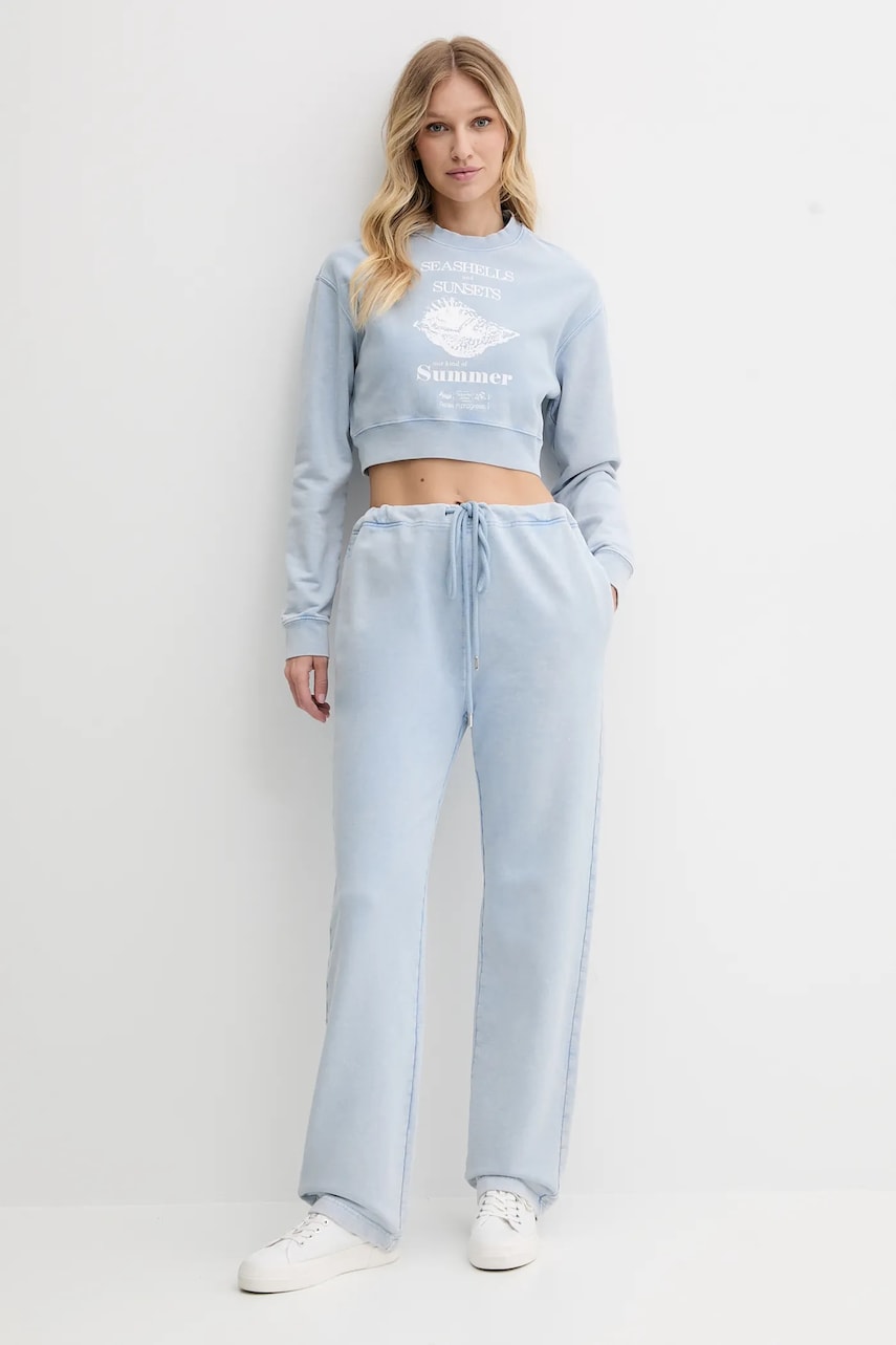 Памучен спортен панталон Moschino Jeans