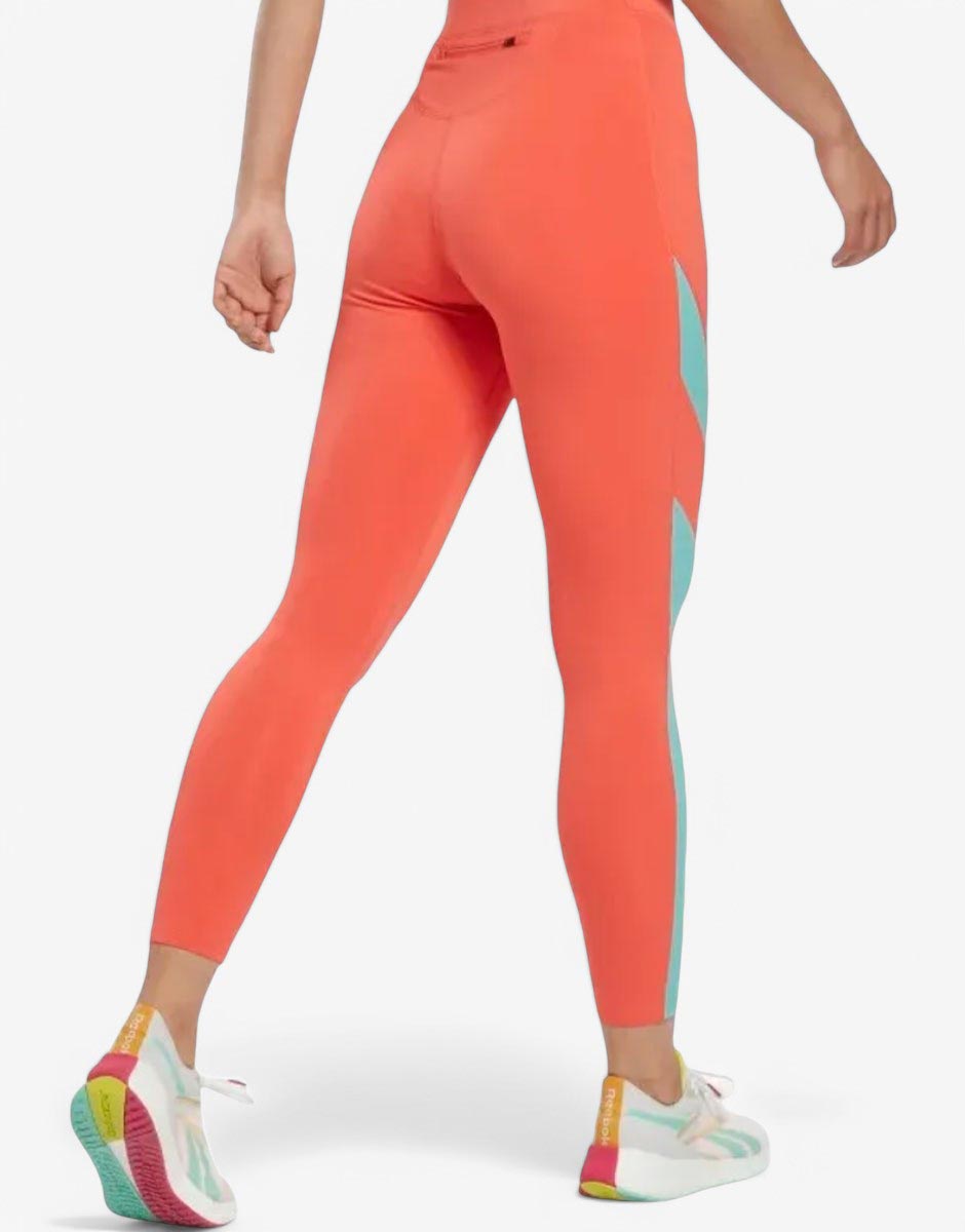 REEBOK Running Vector Leggings Orange