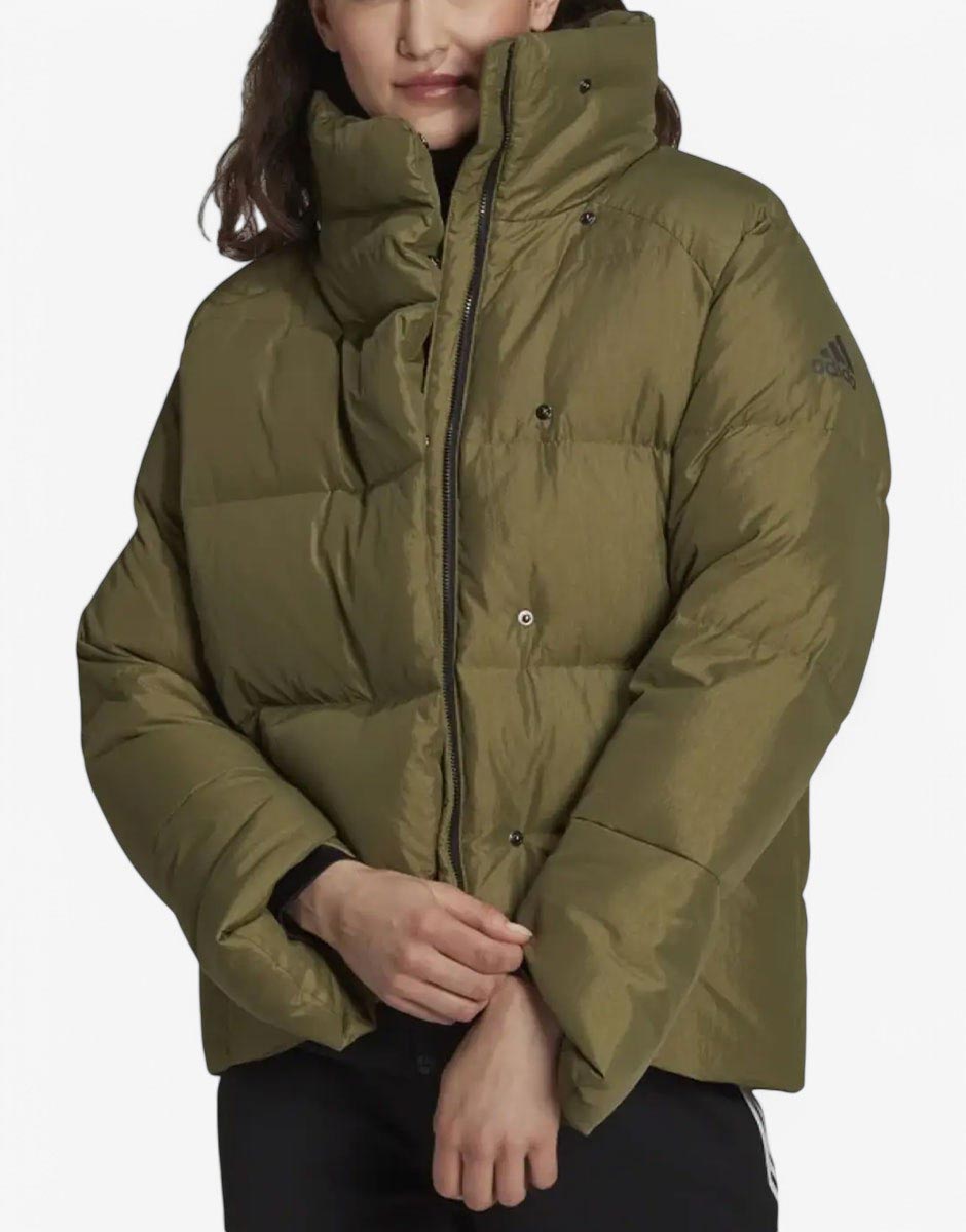 ADIDAS Big Baffle Down Jacket Green