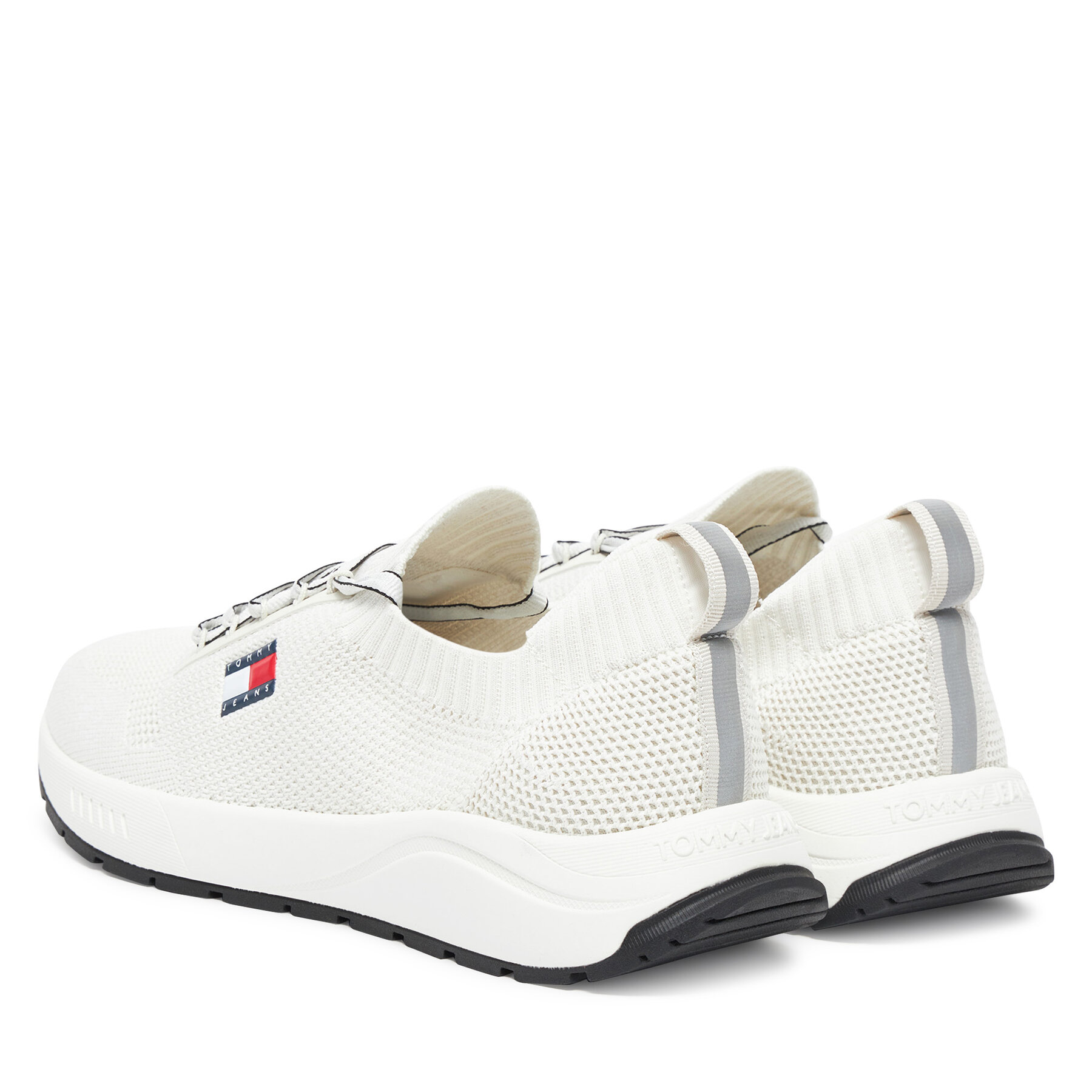 Сникърси Tommy Jeans Tjm Runner Knitted EM0EM01580 Екрю