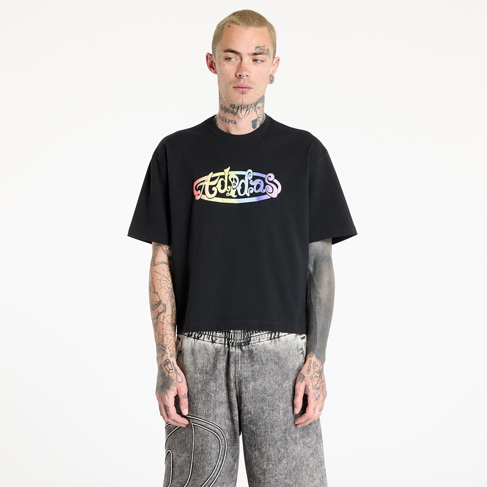 adidas Originals Тениска adidas x Jeremy Scott Pride Graphic Tee Black M