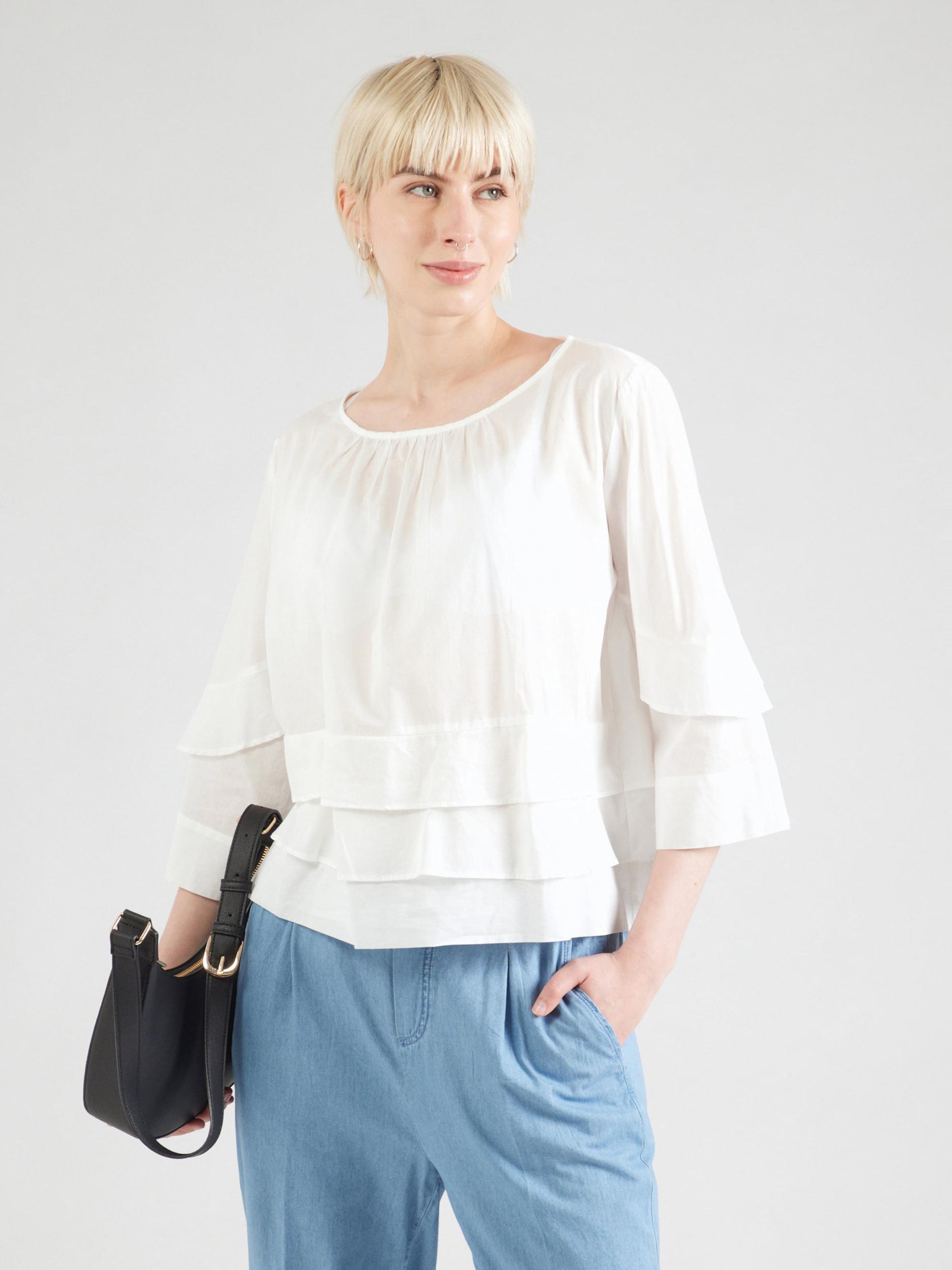 Sisley Блуза мръсно бяло