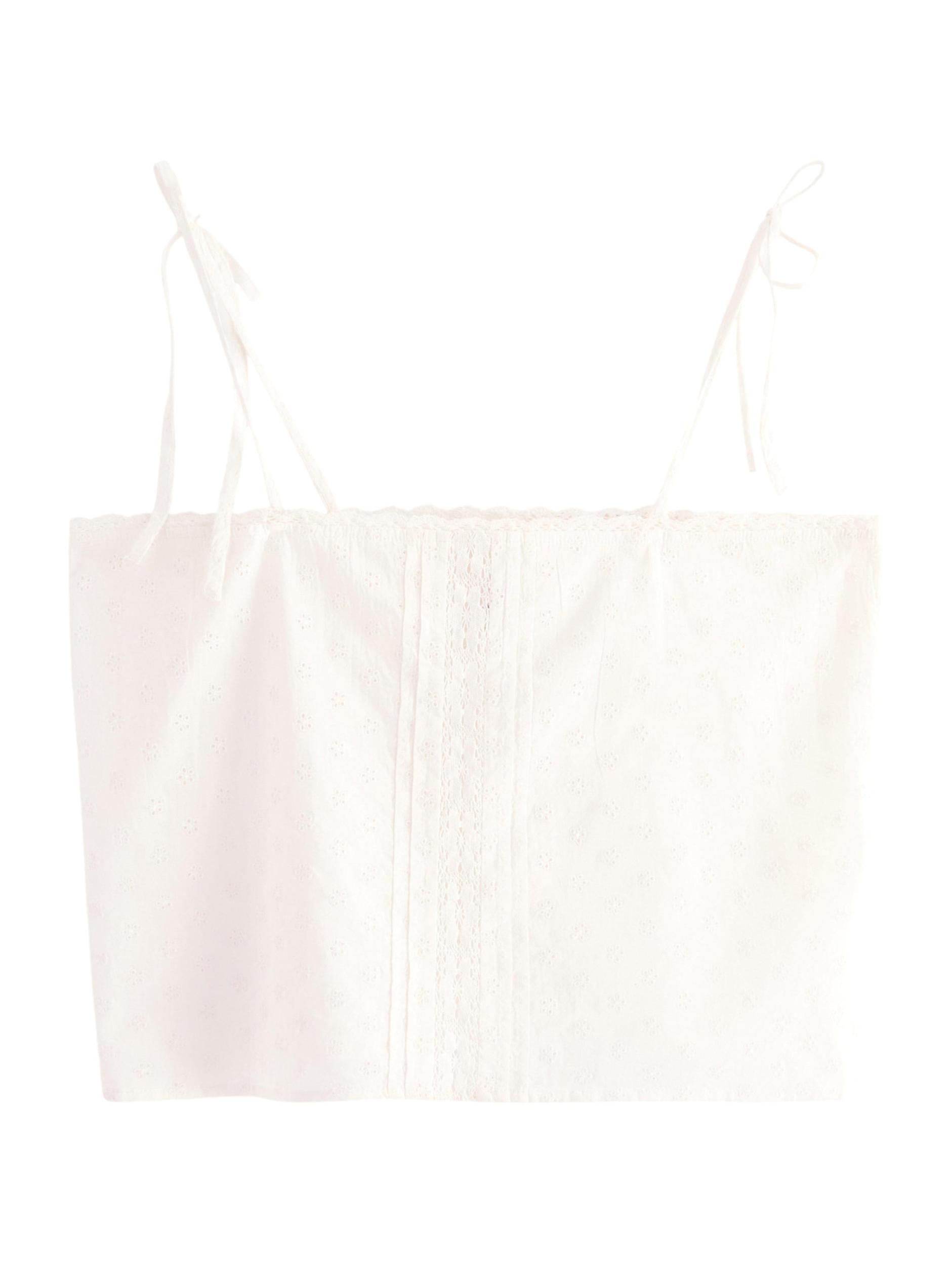 Lindex Пижама бял памук