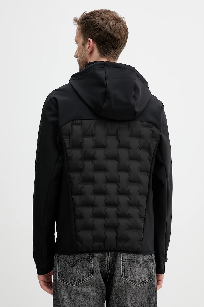 Пухено яке BOSS Green J_T-Down Hybrid HD в черно преходен модел 50541045