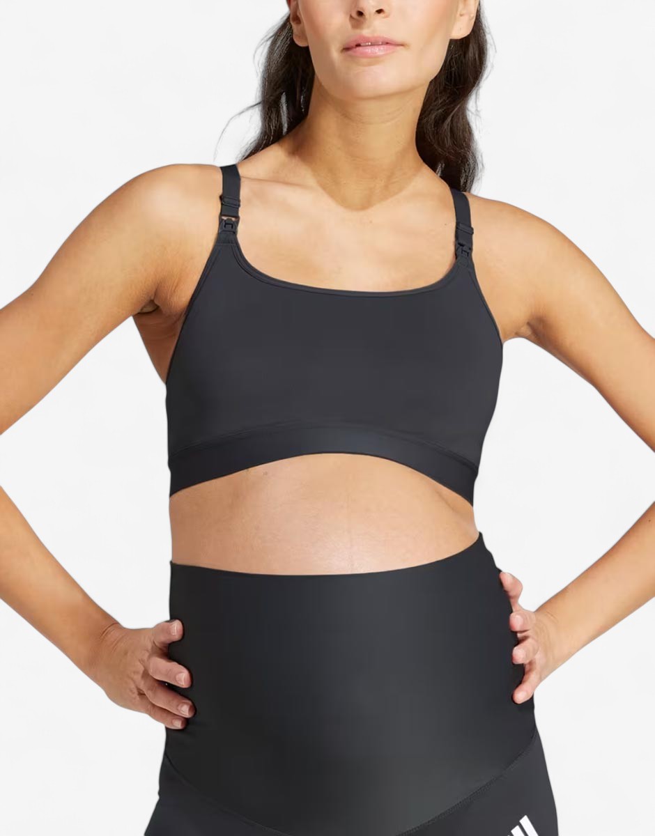 ADIDAS Powerimpact Medium-Support Maternity Bra Black