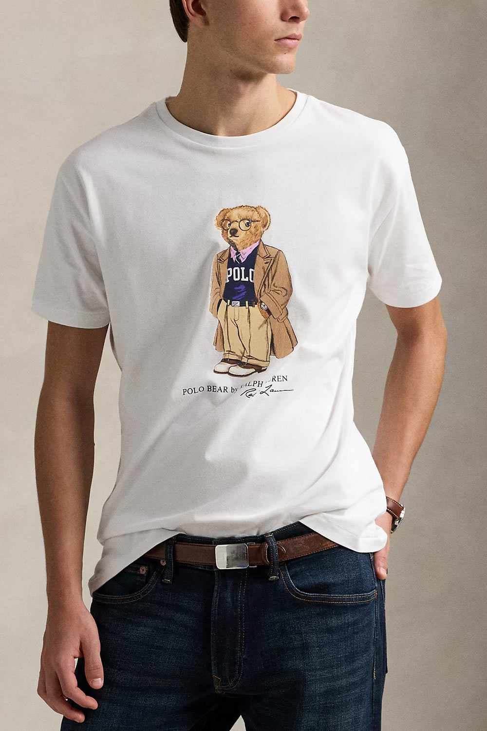 POLO RALPH LAUREN T-Shirt Sscncmslm1-Short Sleeve 710974584001 100 white