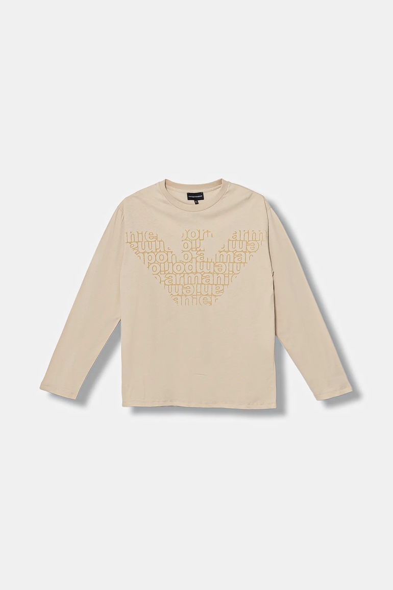 Детска блуза с дълги ръкави Emporio Armani