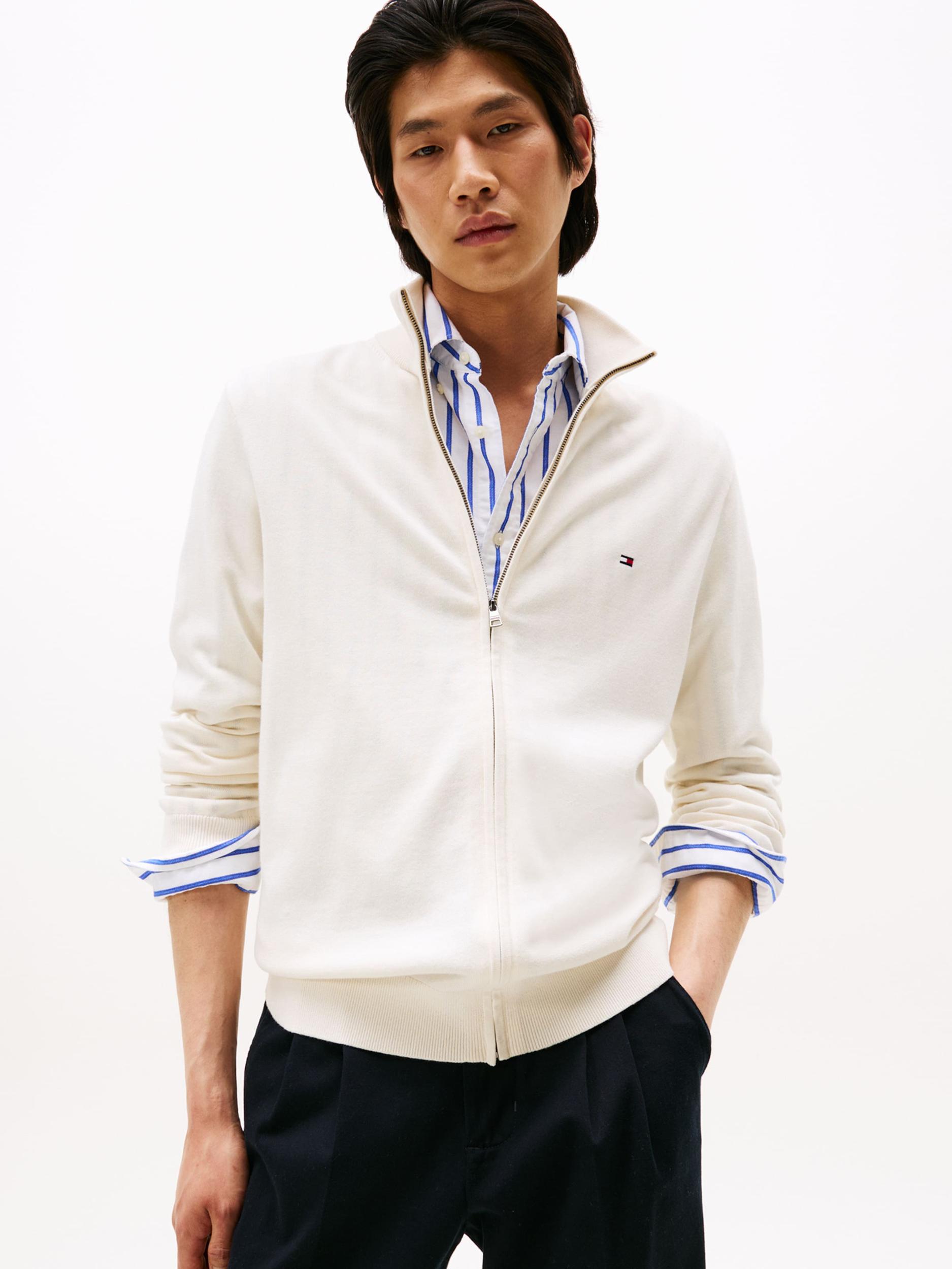 TOMMY HILFIGER Плетена жилетка 'ESSENTIAL' пастелно жълто