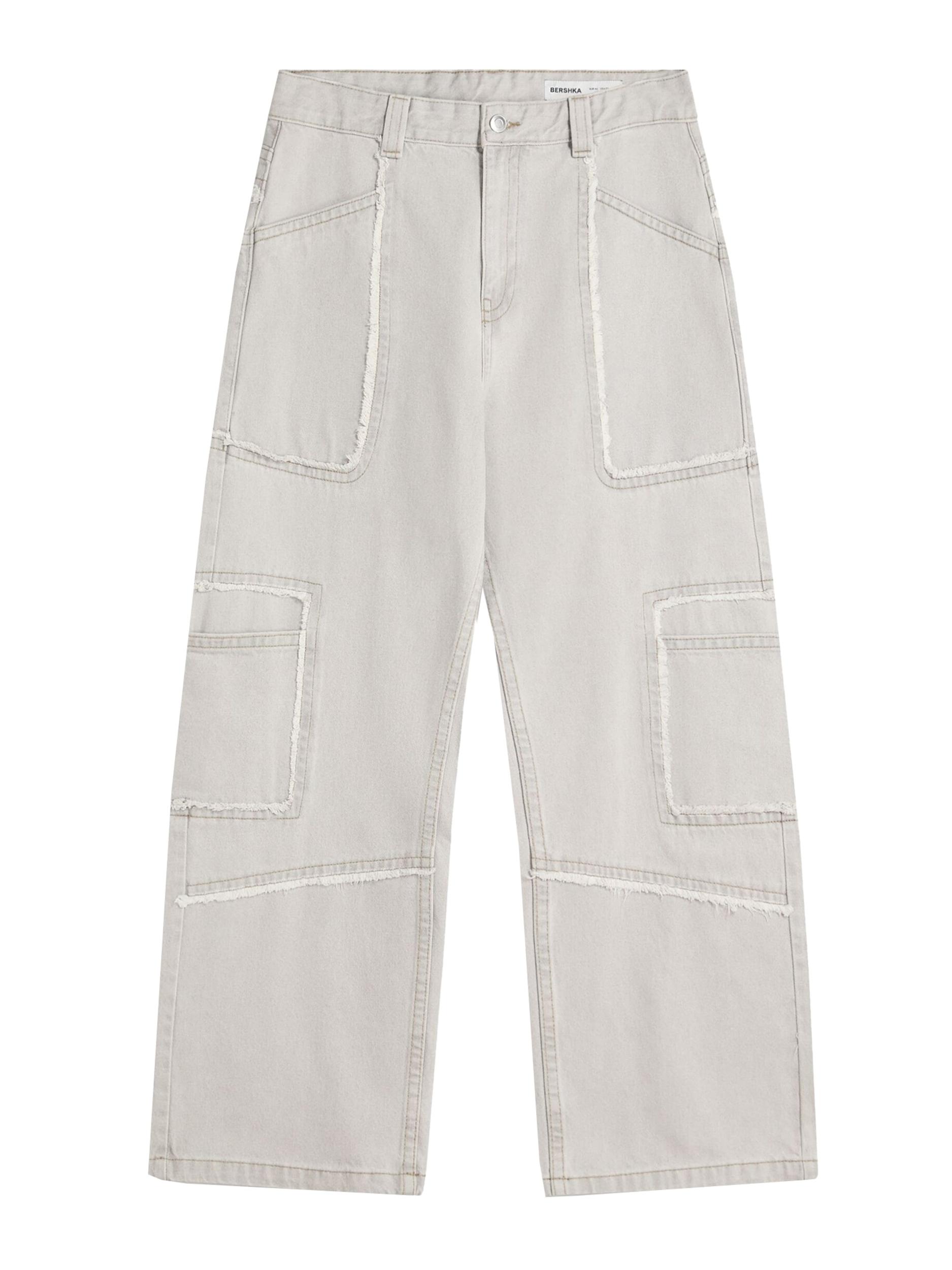 Bershka Дънки светлосиво