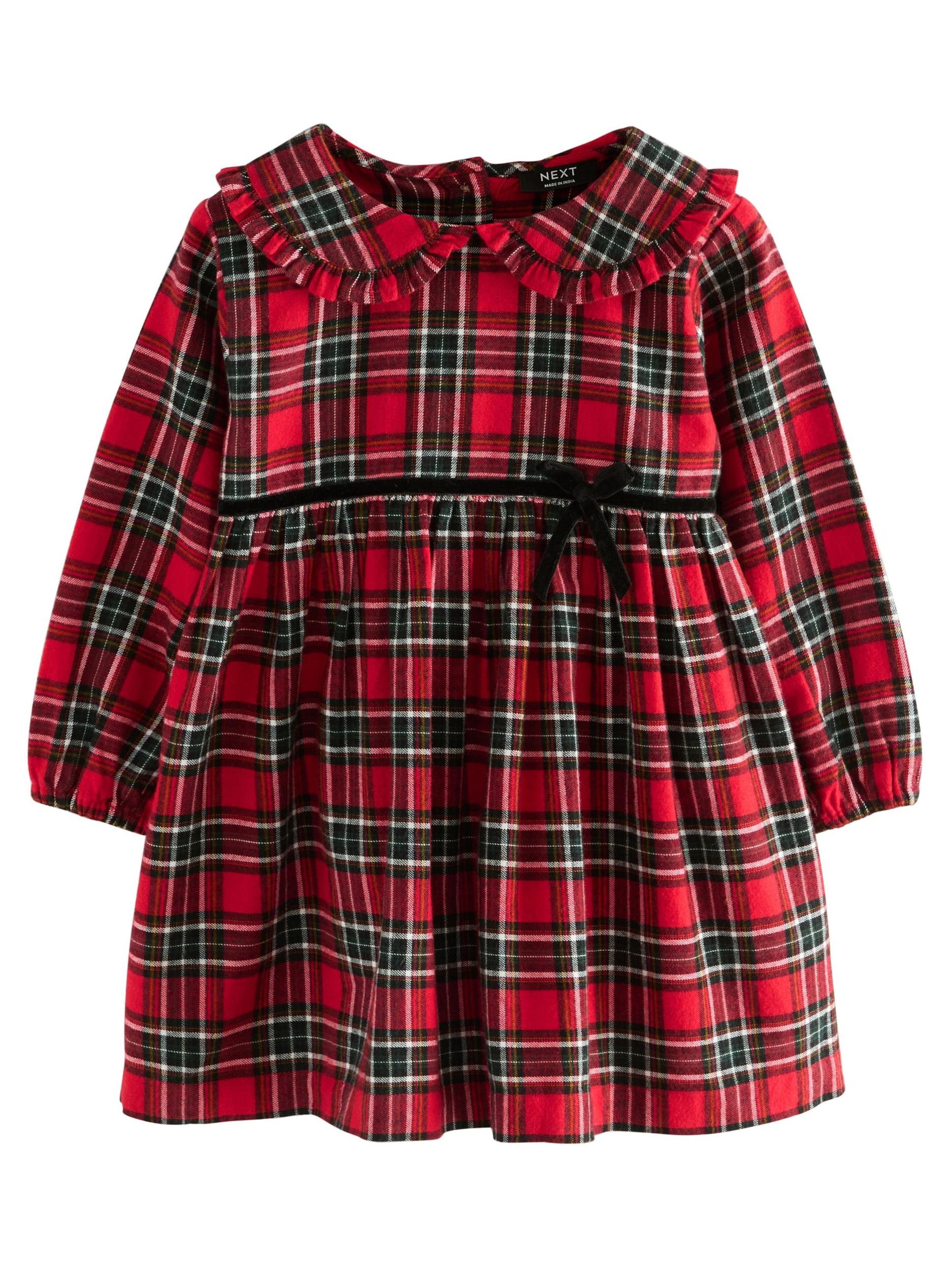 Next Рокля жълто / червено / черно / бяло