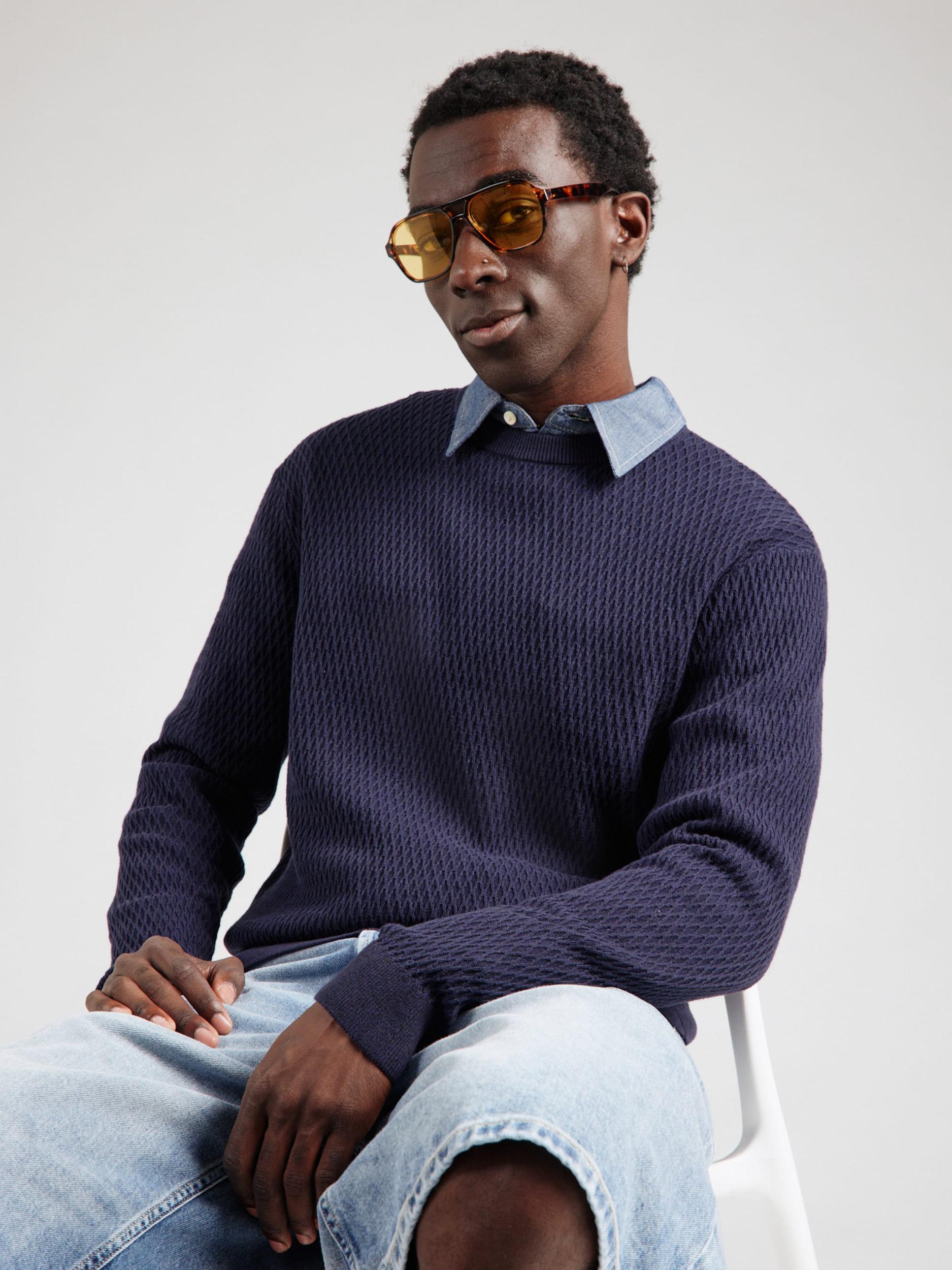 Jack & Jones Premium Пуловер 'JPRBLareagan' индиго