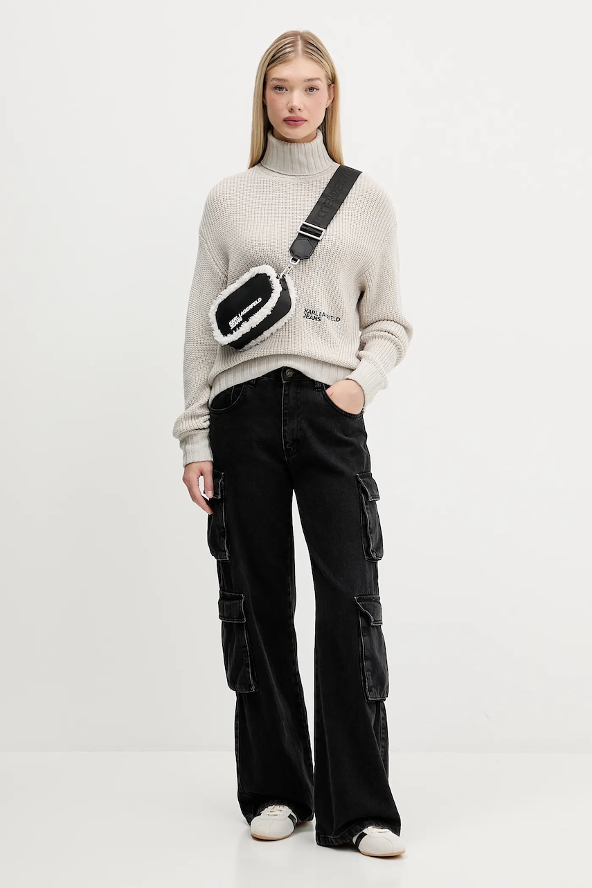 Пуловер с вълна Karl Lagerfeld Jeans
