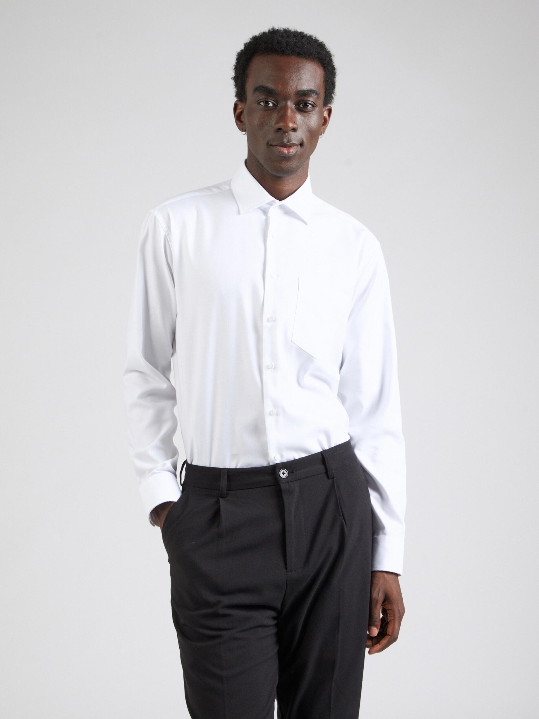 SEIDENSTICKER Риза 'SMART ESSENTIALS' бяло