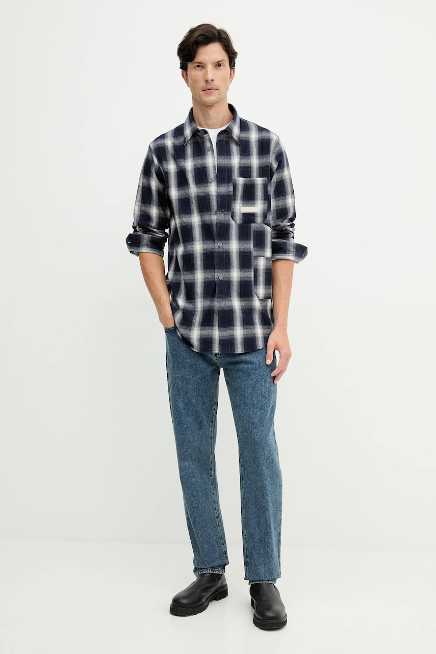 Памучна риза Armani Exchange