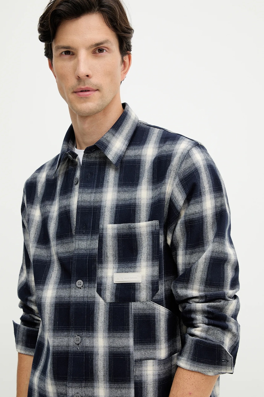Памучна риза Armani Exchange