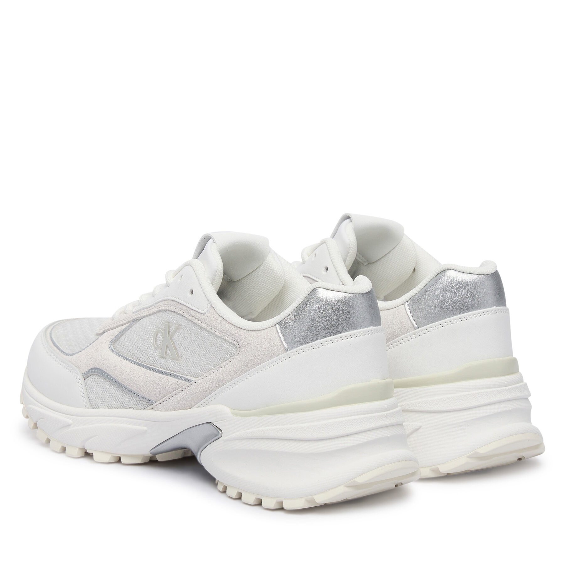Сникърси Calvin Klein Hike Runner Mesh Mix Met Mg YW0YW02009 Бял