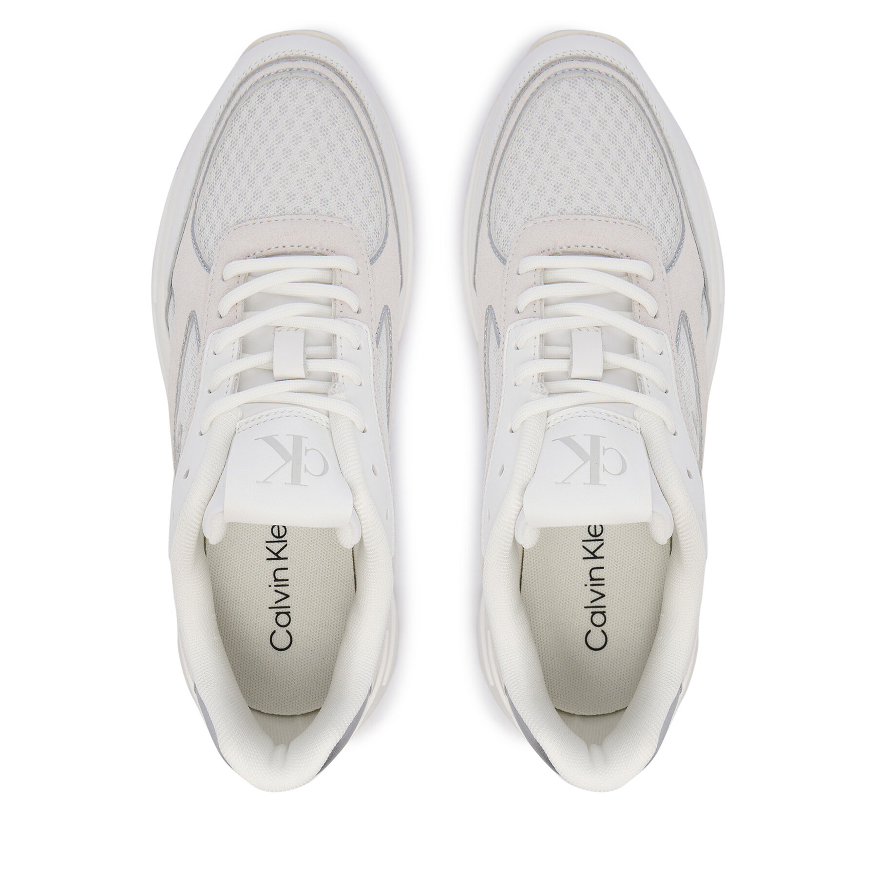 Сникърси Calvin Klein Hike Runner Mesh Mix Met Mg YW0YW02009 Бял
