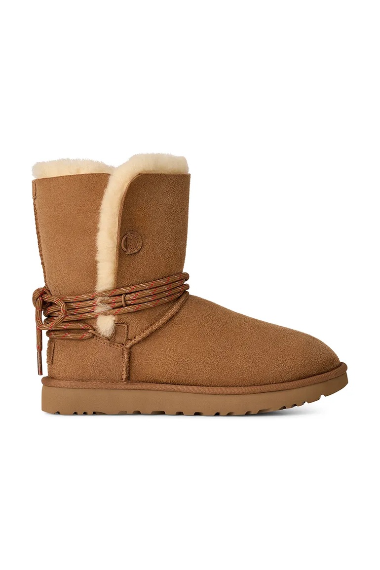Велурени апрески UGG Bailey Tie