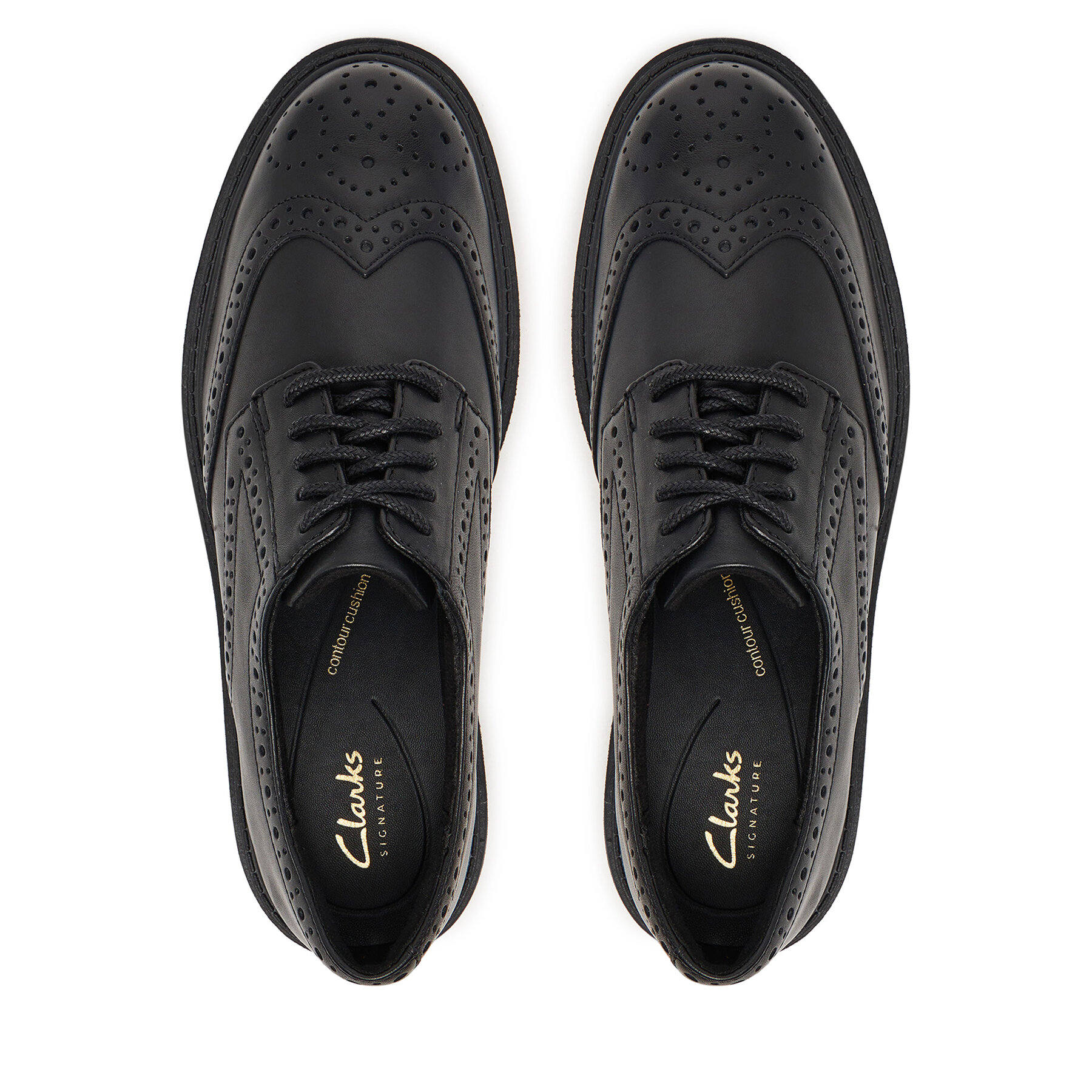 Оксфордки Clarks Orinoco3 Derby 26183170 Черен