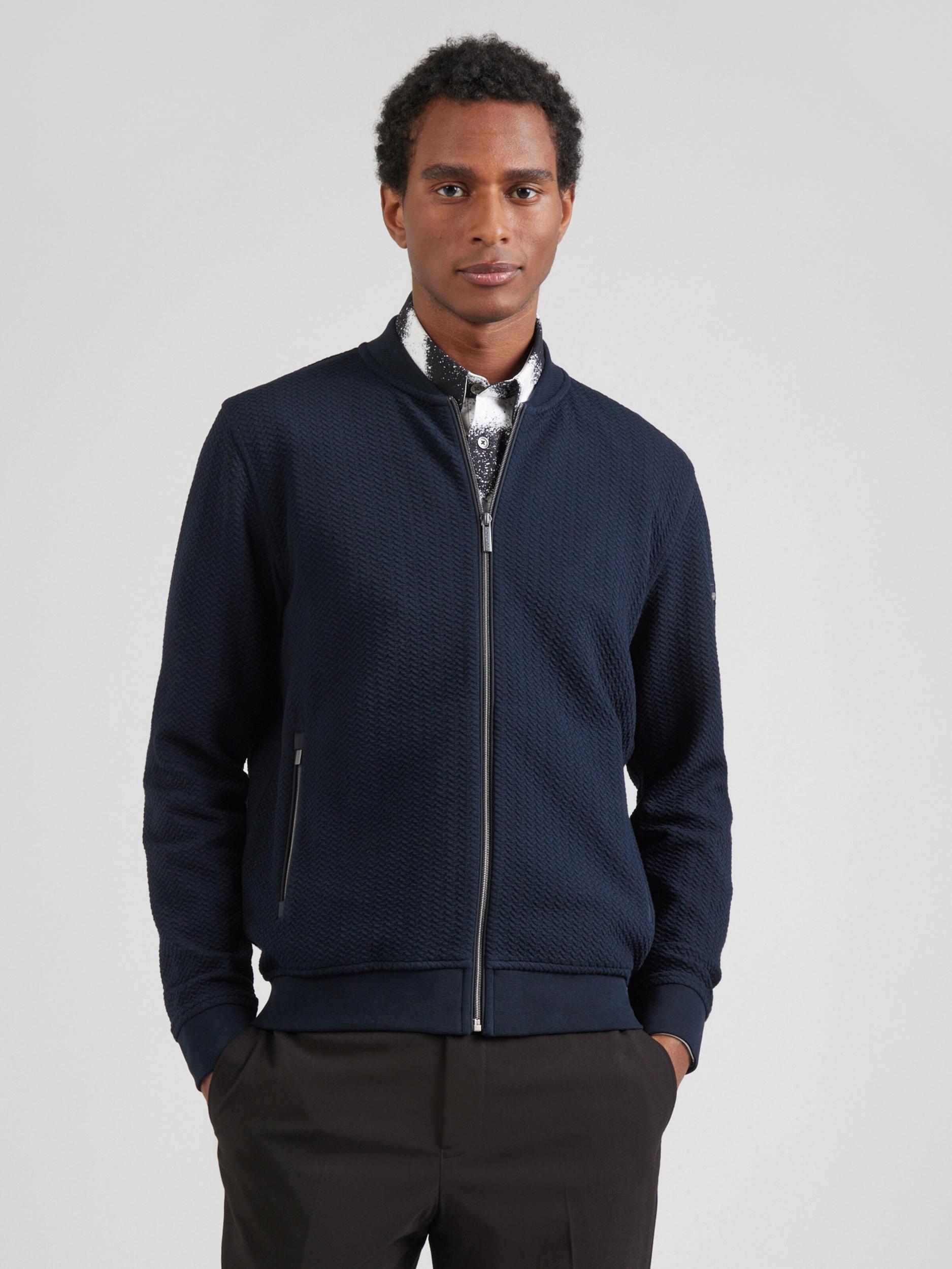 bugatti Плетена жилетка морскосиньо