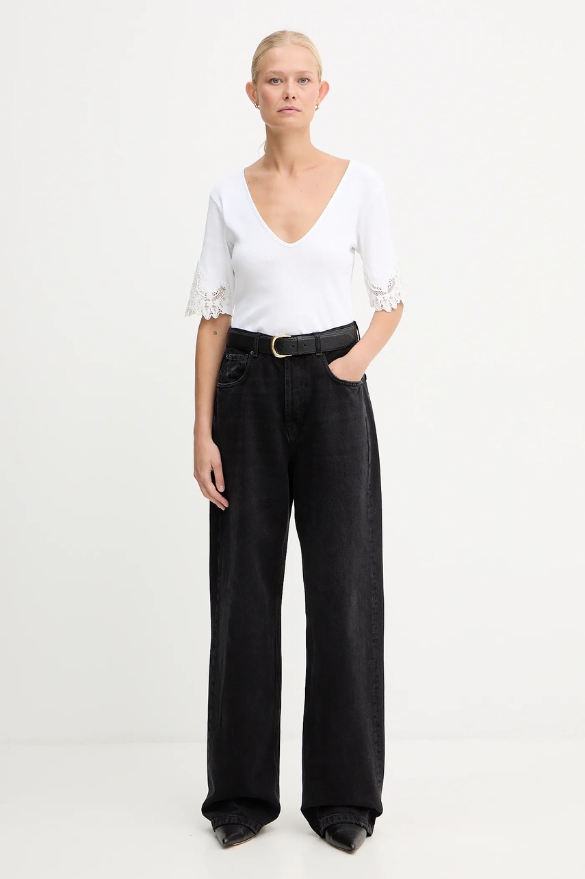 Памучна тениска Twinset