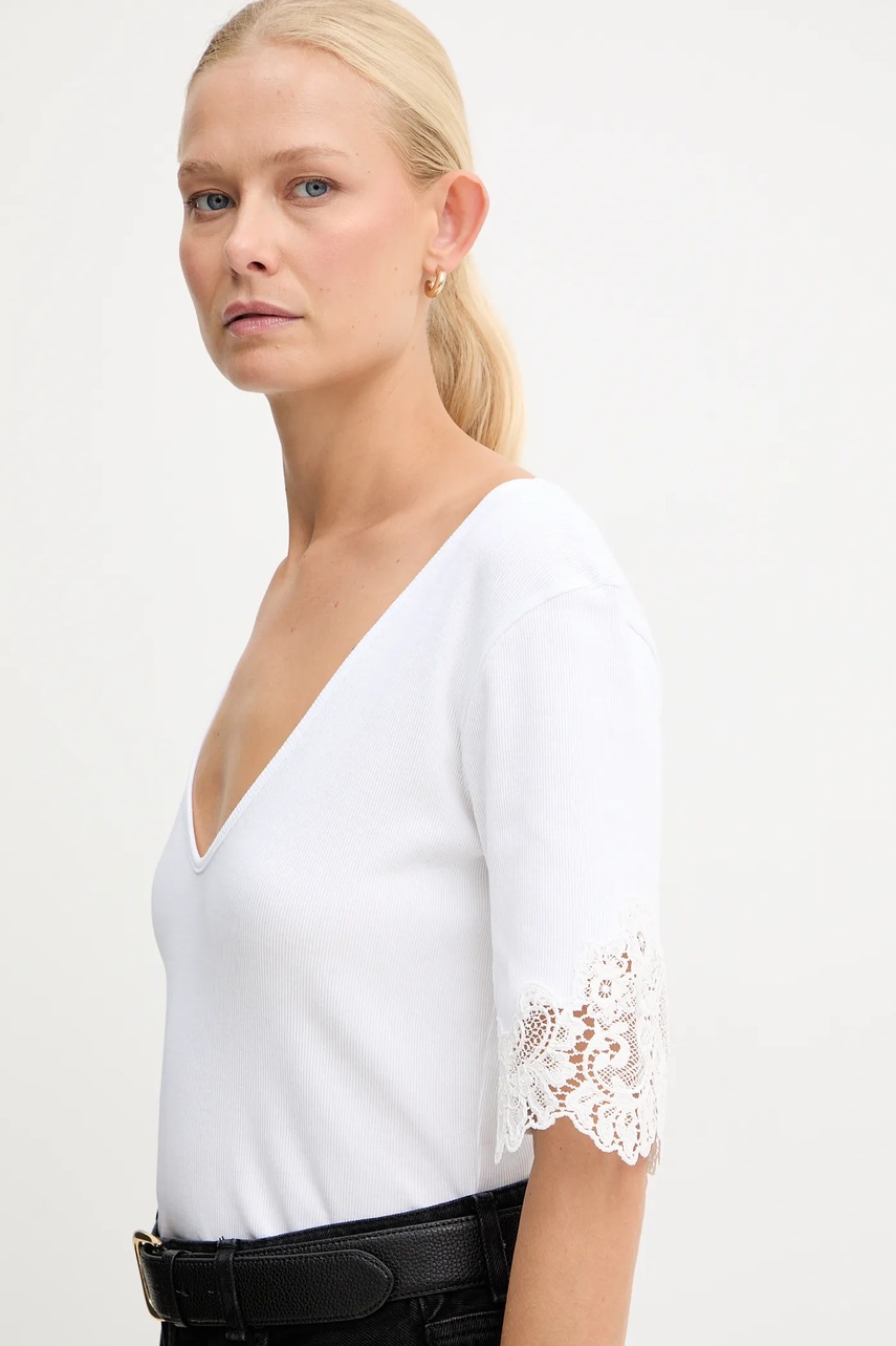 Памучна тениска Twinset