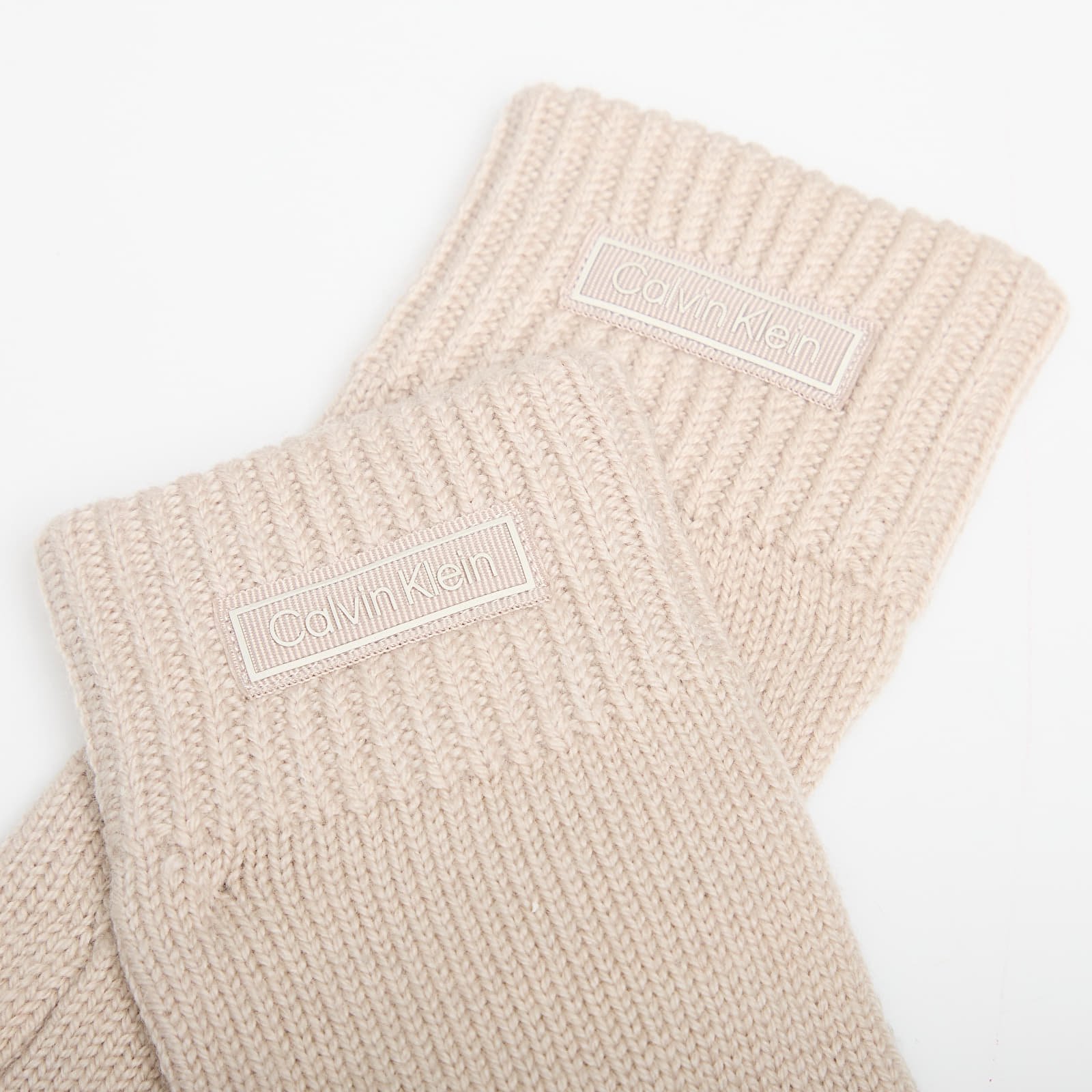 Ръкавици Calvin Klein Patch Wool Knitted Brown Universal