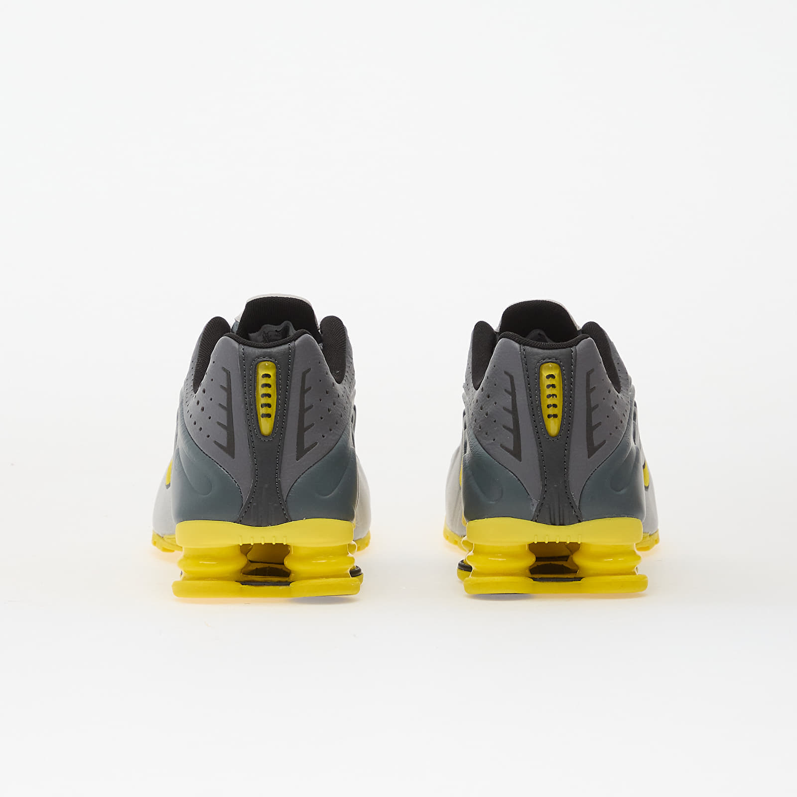 Nike Shox R4 Se Vast Grey/ Brt Citron-Lt Graphite-Smoke Grey-White-Black