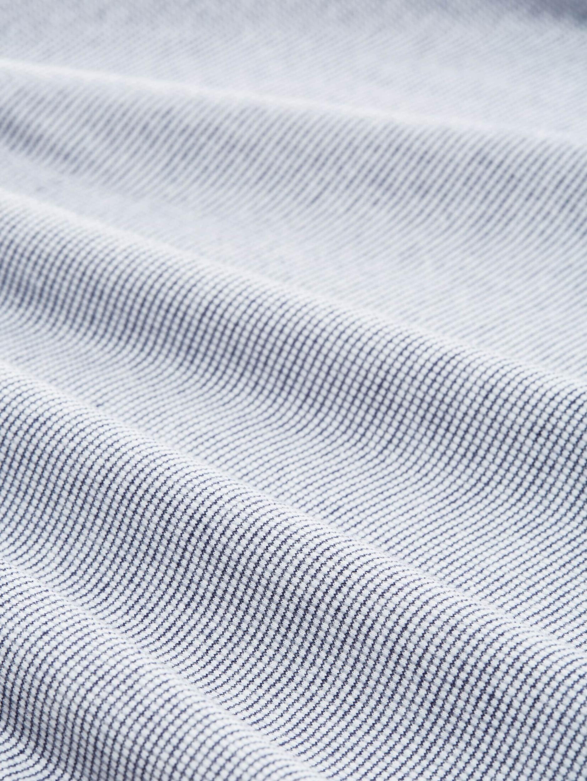 TOM TAILOR Тениска тъмносиньо / мръсно бяло