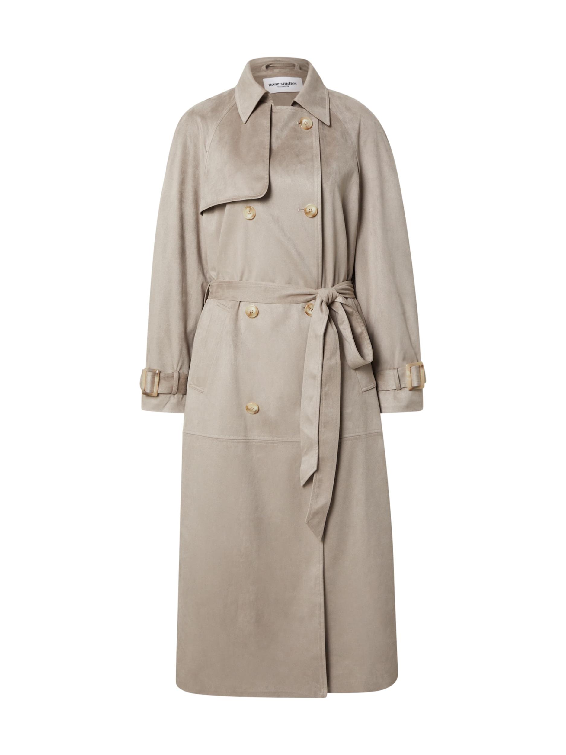 noar studios Преходно палто таупе сиво