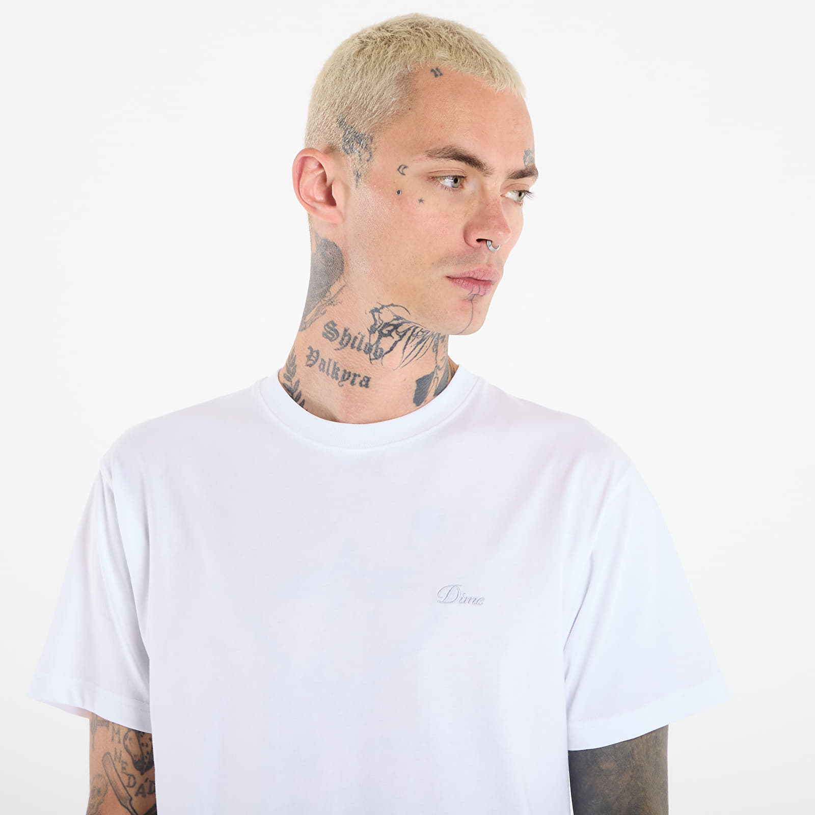 Тениска Dime Cursive Small Logo T-Shirt UNISEX White XL